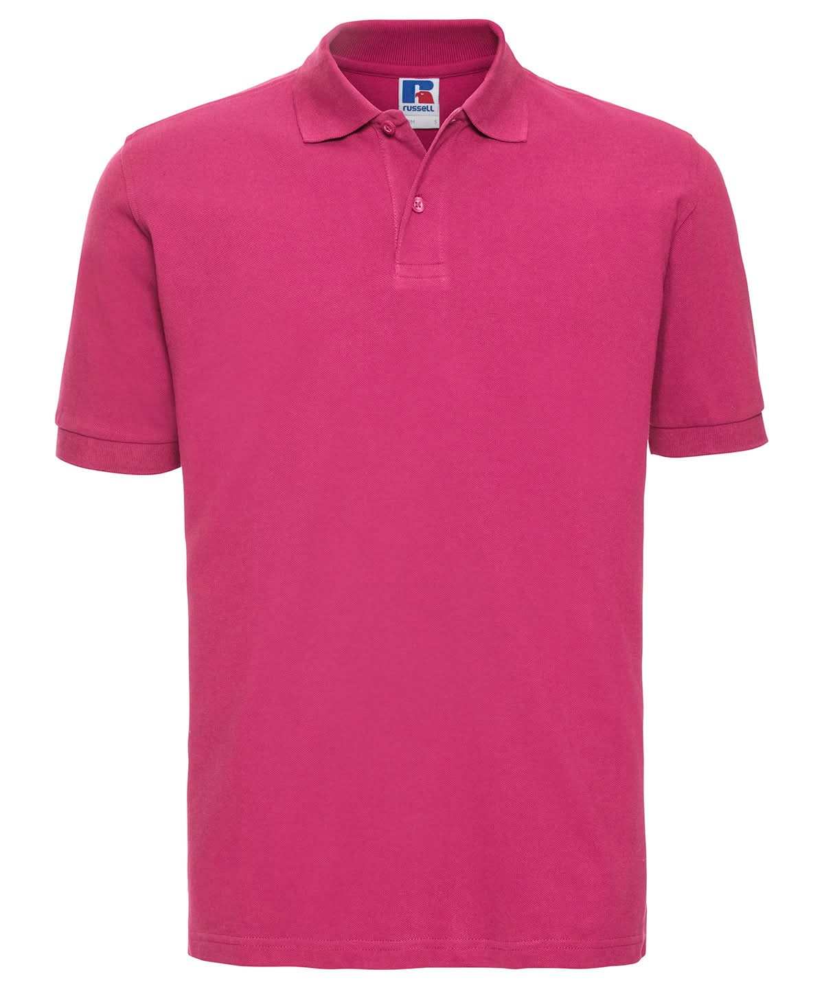 Russell Europe Classic cotton piqu polo J569M - Fuchsia - Customisable Polos