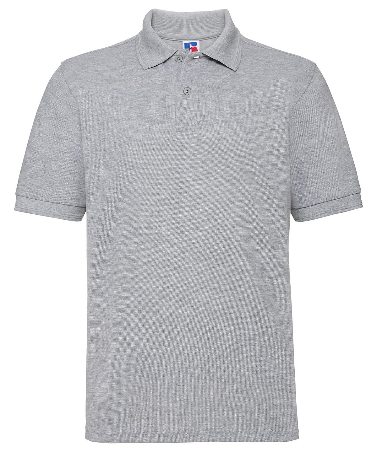 Russell Europe Hard wearing 60C wash polo J599M - Light Oxford - Customisable Polos