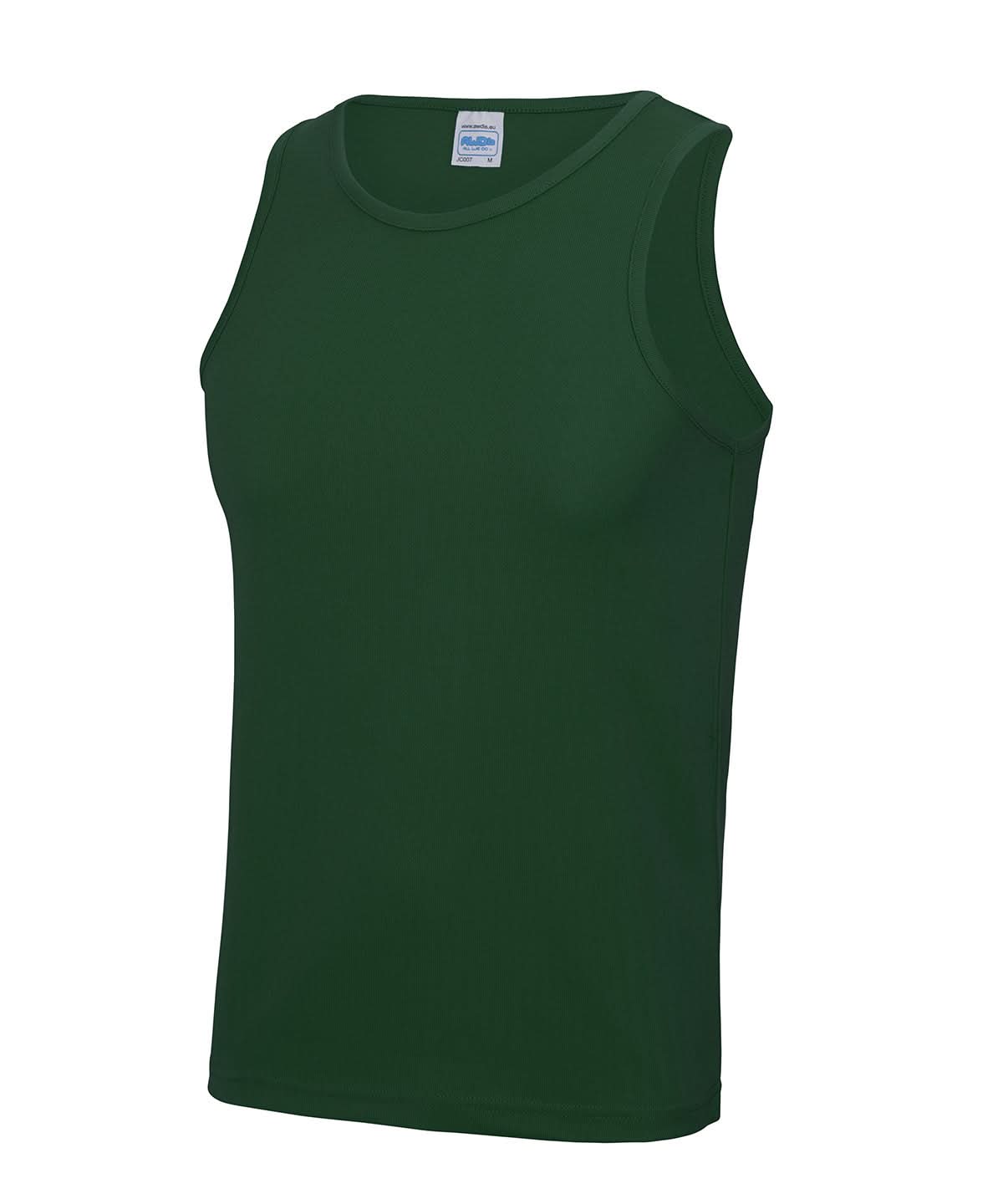 AWDis Just Cool Cool vest JC007 - Bottle Green - Customisable Vest