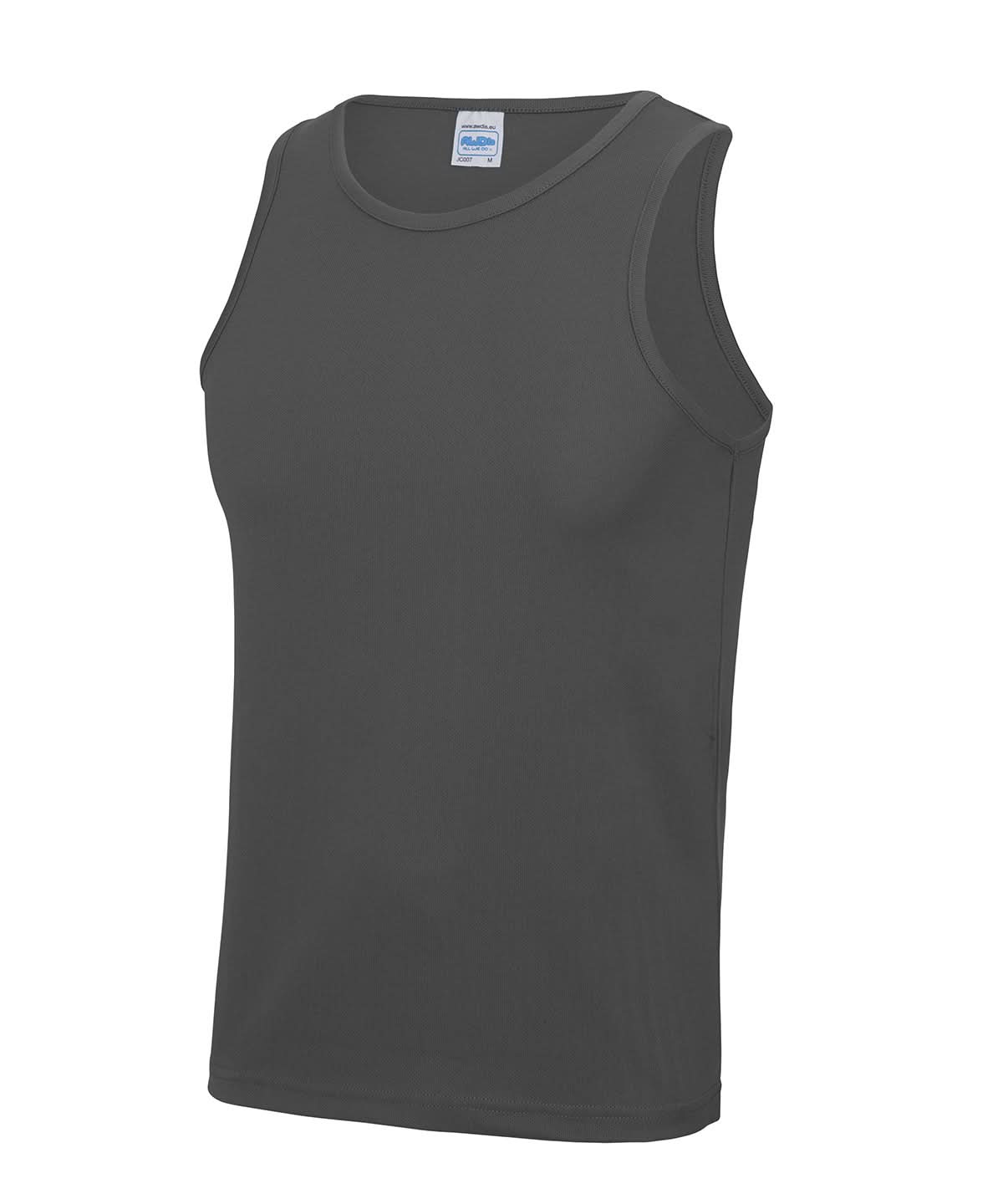 AWDis Just Cool Cool vest JC007 - Charcoal - Customisable Vest