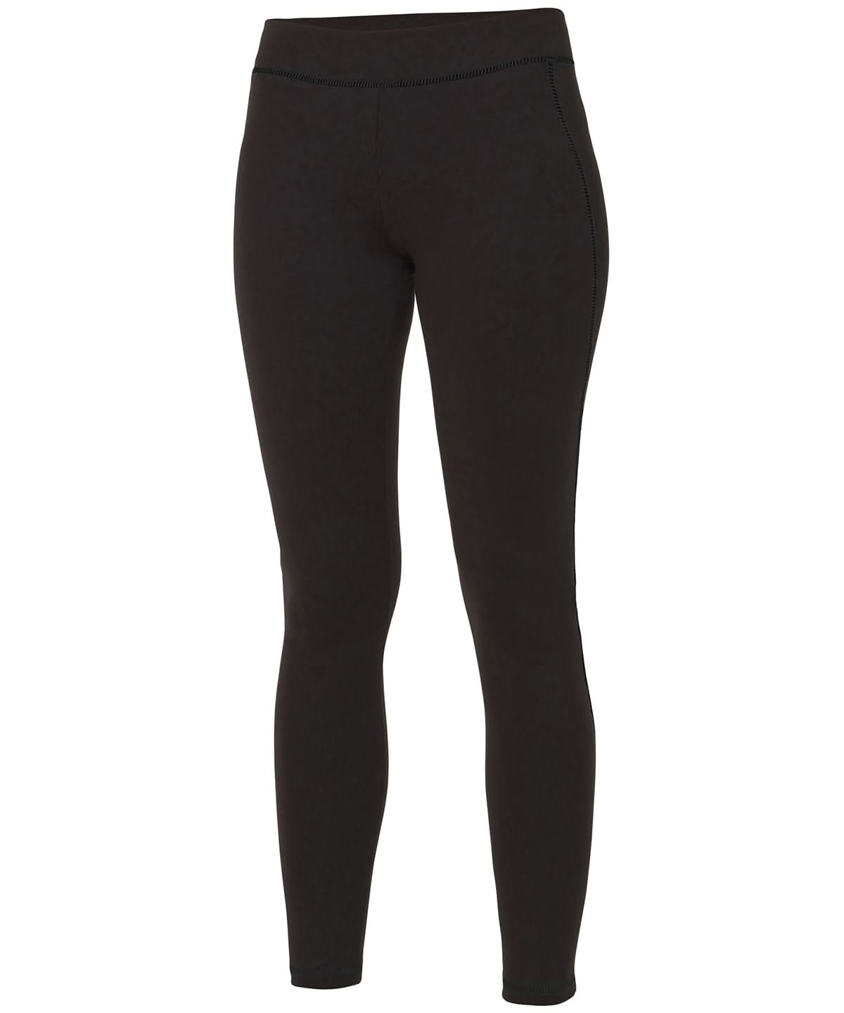 AWDis Just Cool Womens cool athletic pants JC087 - Jet Black - Customisable Leggings