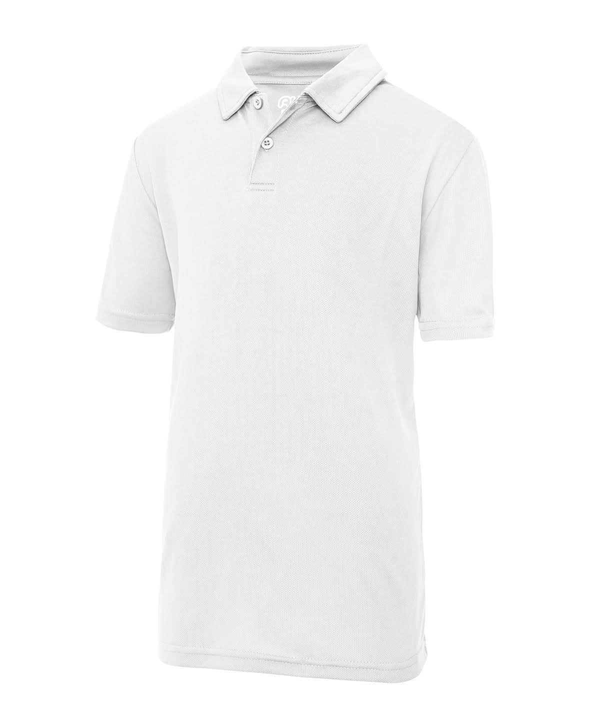 AWDis Just Cool Kids cool polo JC40J - Arctic White - Customisable Polos