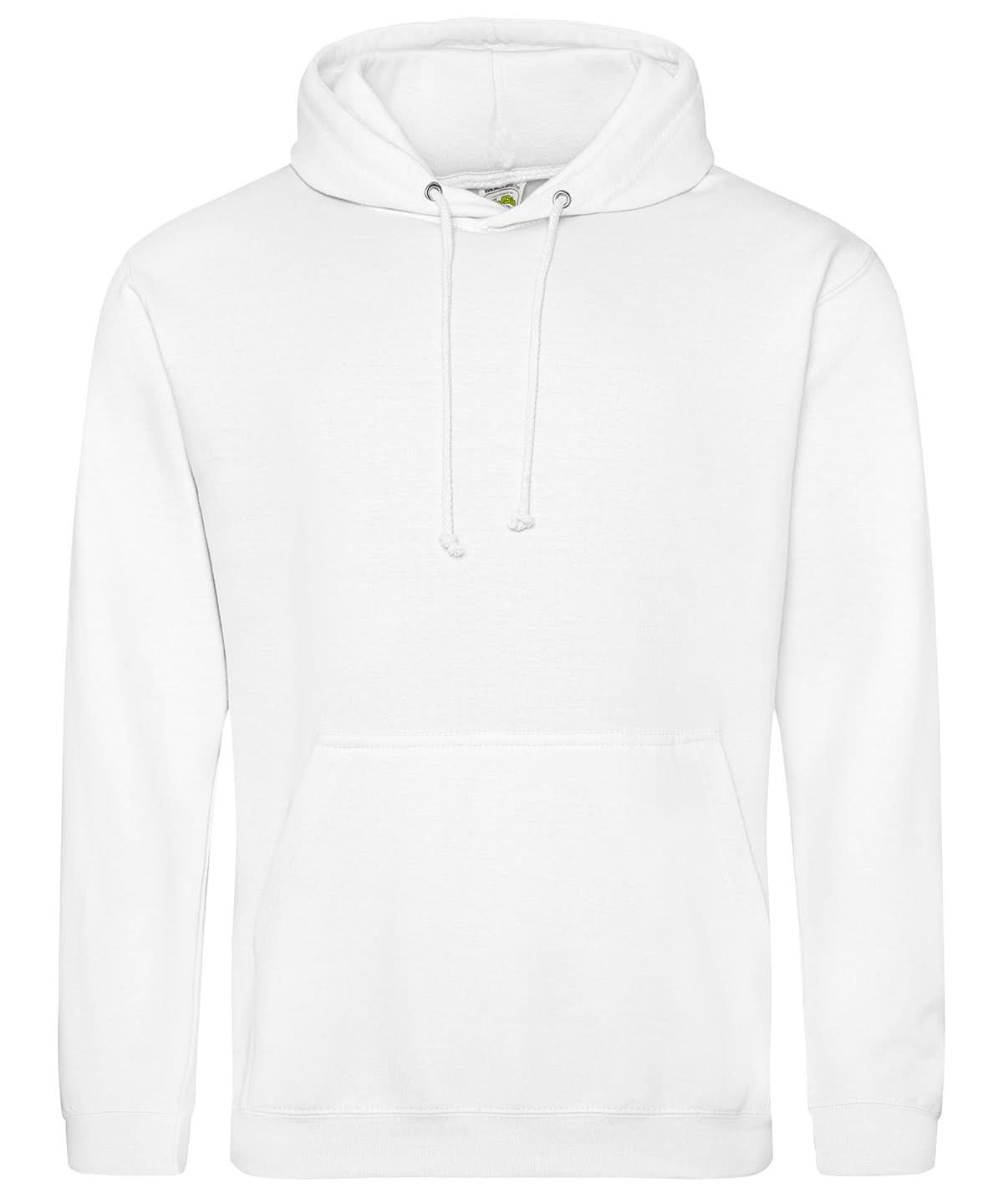 AWDis Just Hoods College Hoodie Arctic White JH001 - Arctic White - Customisable Hoodies