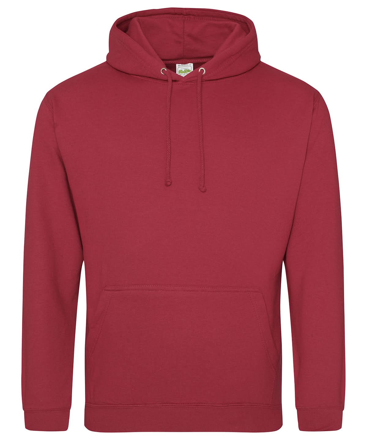 AWDis Just Hoods College Hoodie Brick Red JH001 - Brick Red - Customisable Hoodies