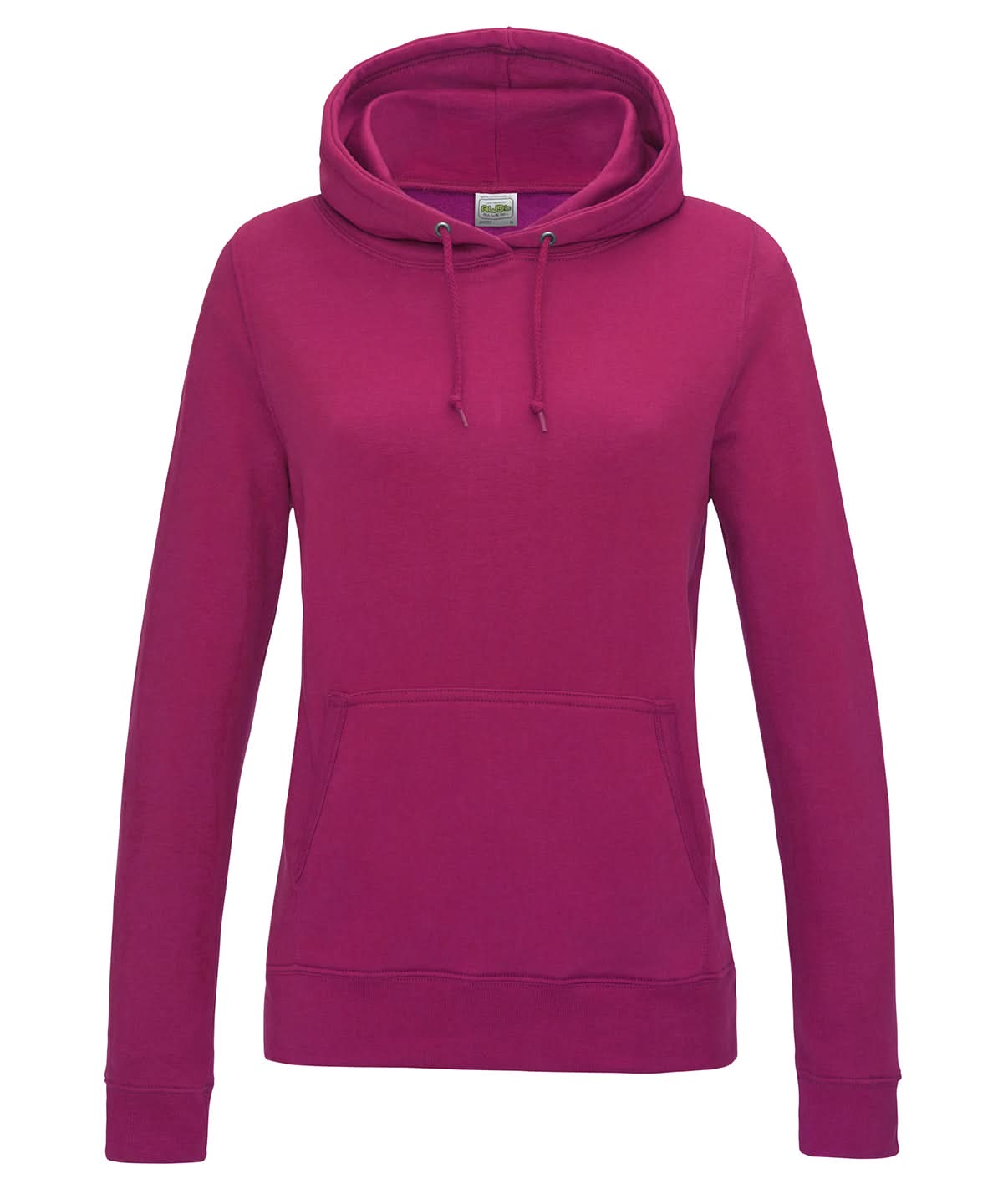 AWDis Just Hoods Womens College Hoodie Hot Pink JH01F - Hot Pink - Customisable Hoodies