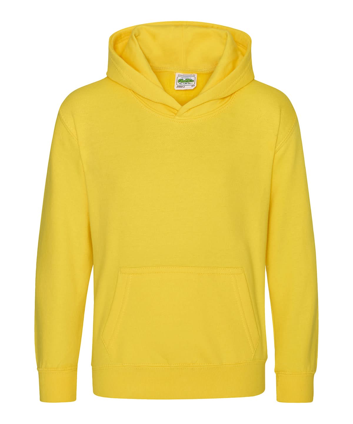 AWDis Just Hoods Kids hoodie JH01J - Sun Yellow - Customisable Hoodies
