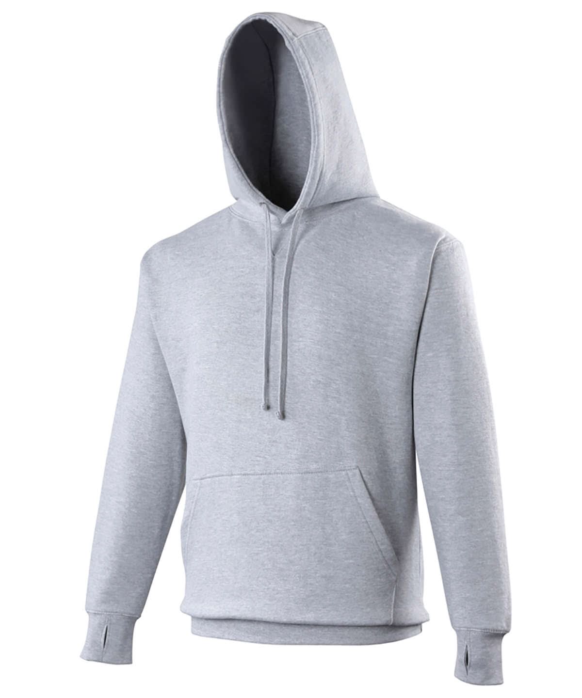 AWDis Just Hoods Street hoodie JH020 - Heather Grey - Customisable Hoodies