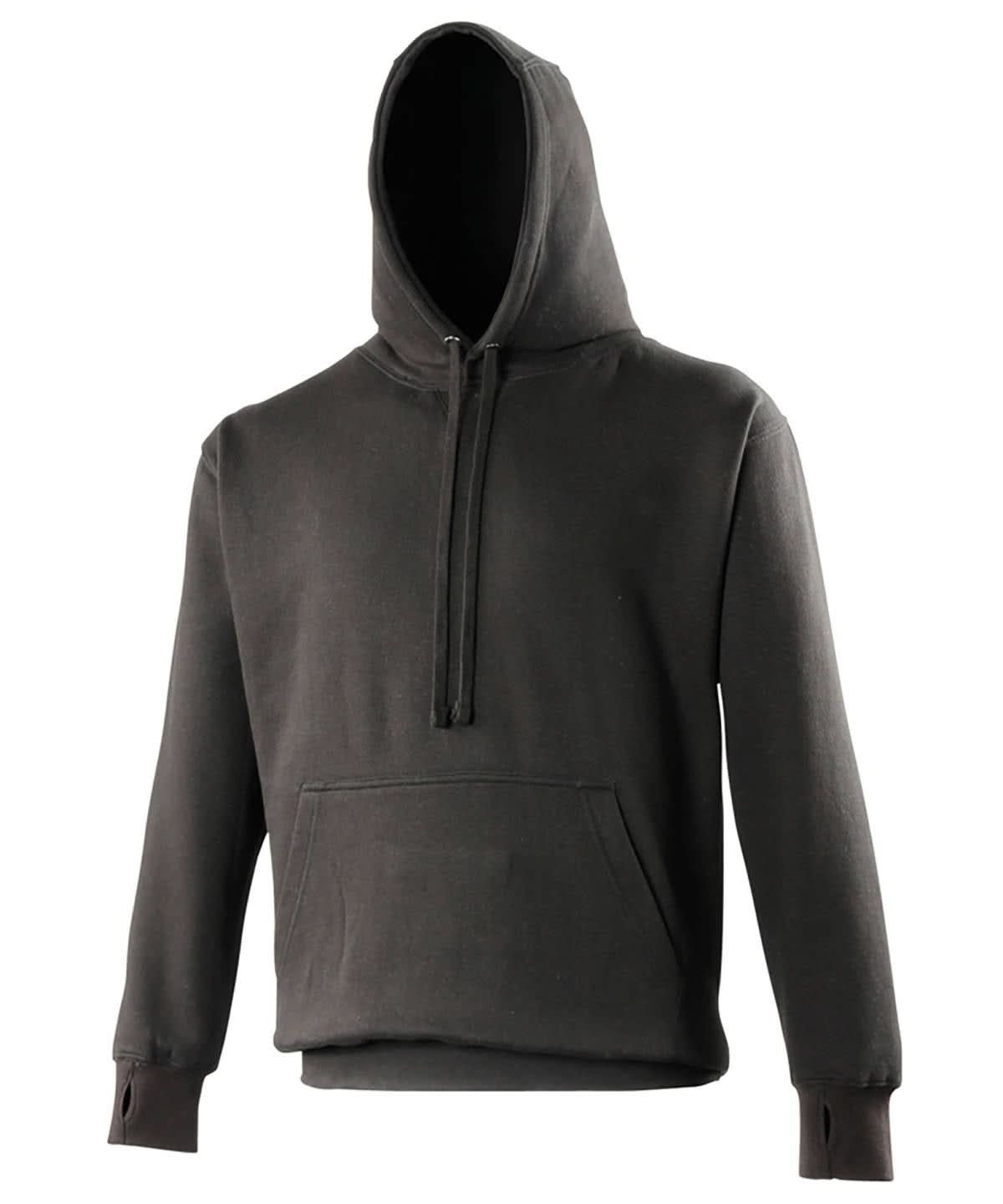 AWDis Just Hoods Street hoodie JH020 - Jet Black - Customisable Hoodies