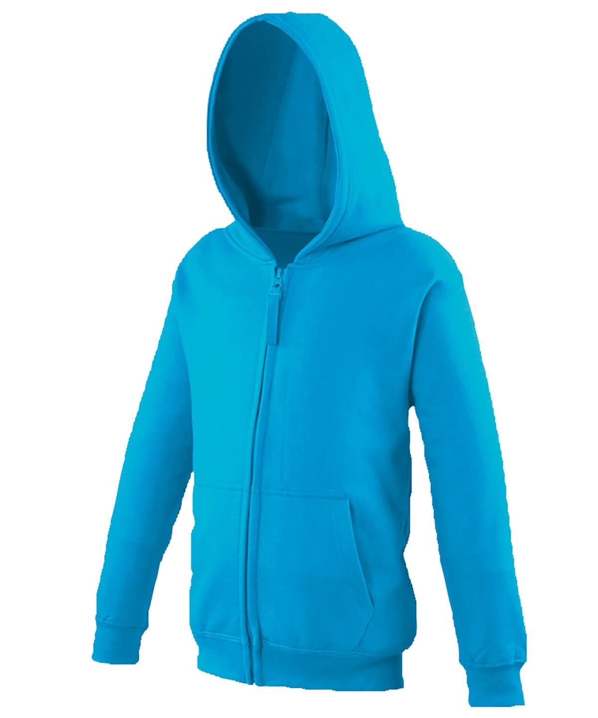 AWDis Just Hoods Kids zoodie JH50J - Hawaiian Blue - Customisable Hoodies