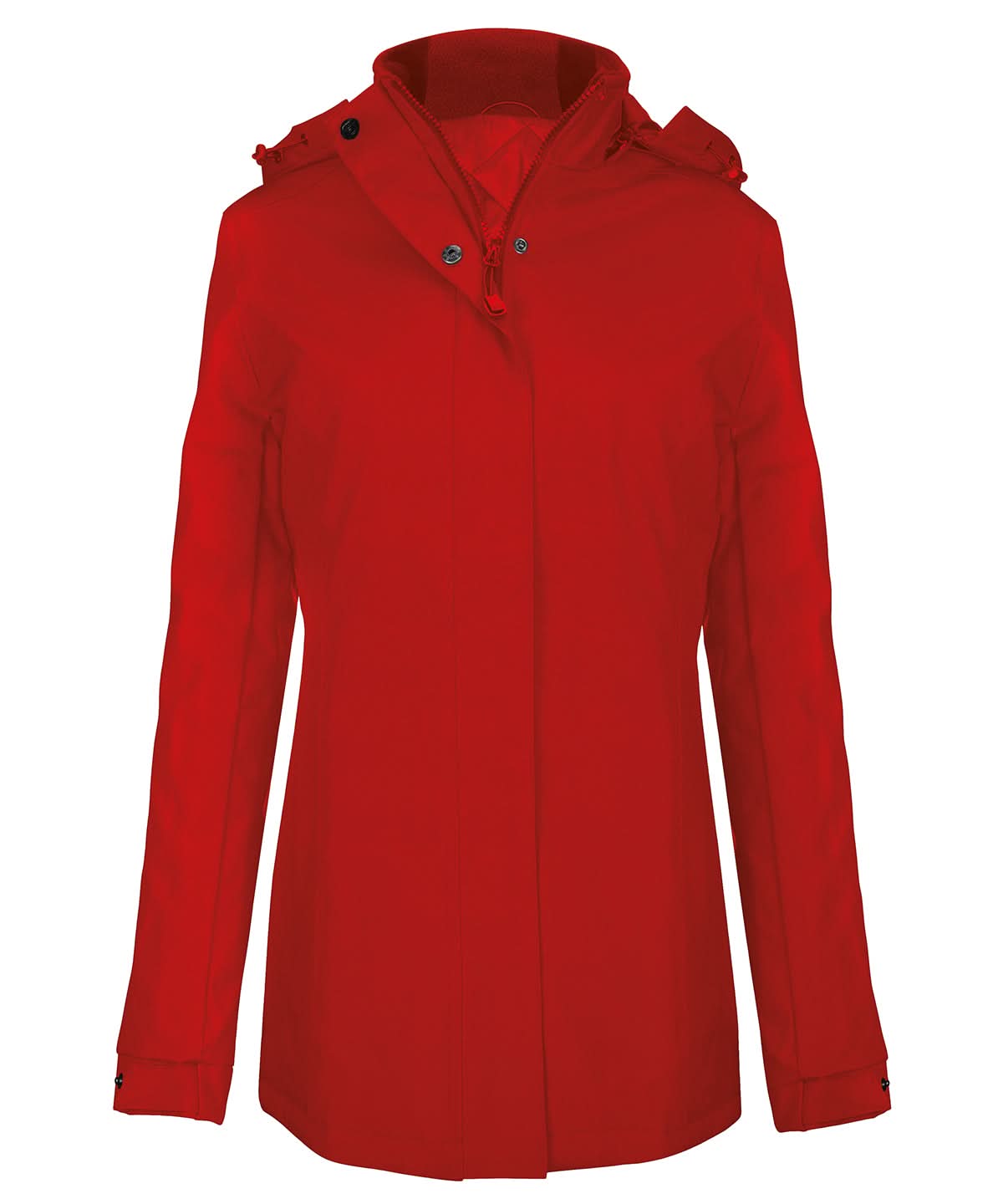 Kariban Ladies parka K6108 - Red - Customisable Jackets