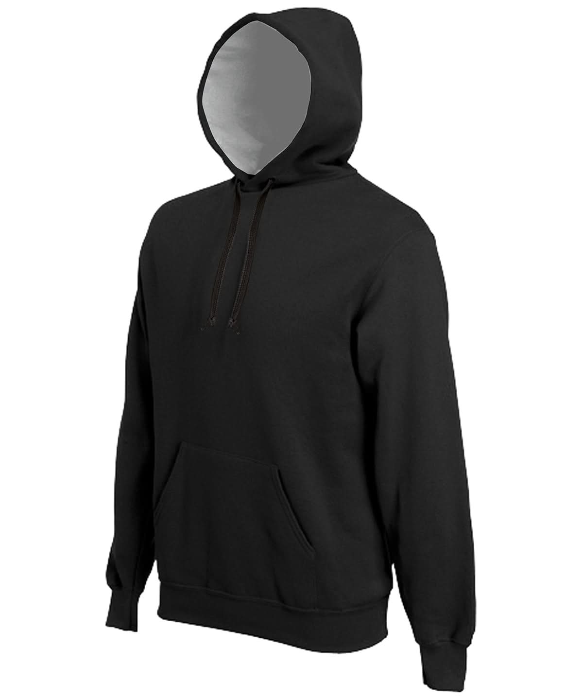Kariban Hooded sweatshirt KB443 - Black - Customisable Sweatshirts