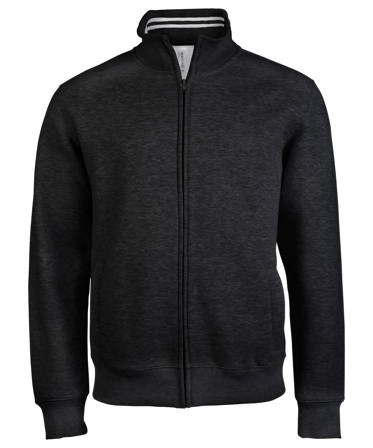 Kariban Mens full zip sweat jacket KB456 - Black - Customisable Jackets