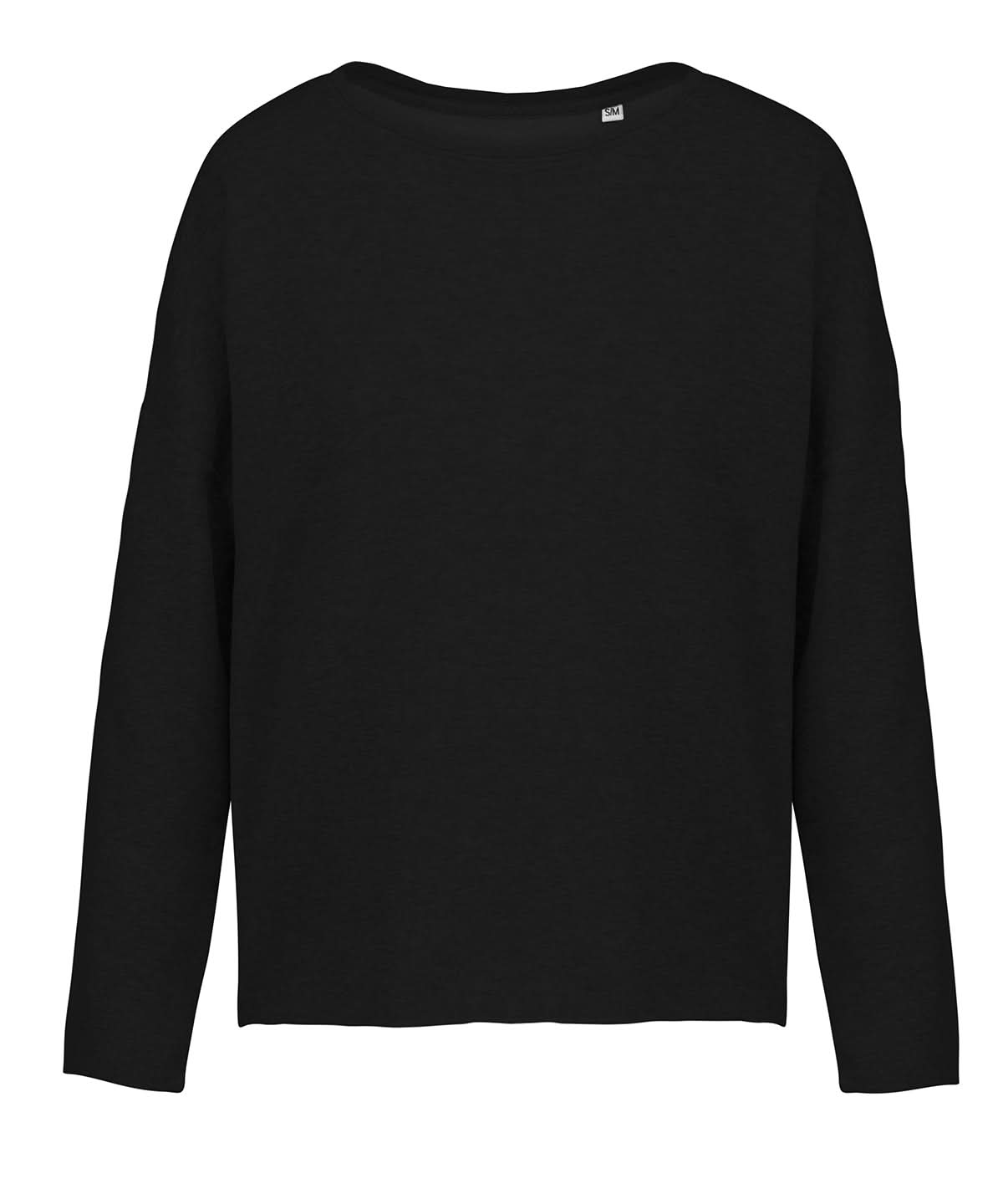 Kariban Ladies oversized sweatshirt KB471 - Black - Customisable Sweatshirts