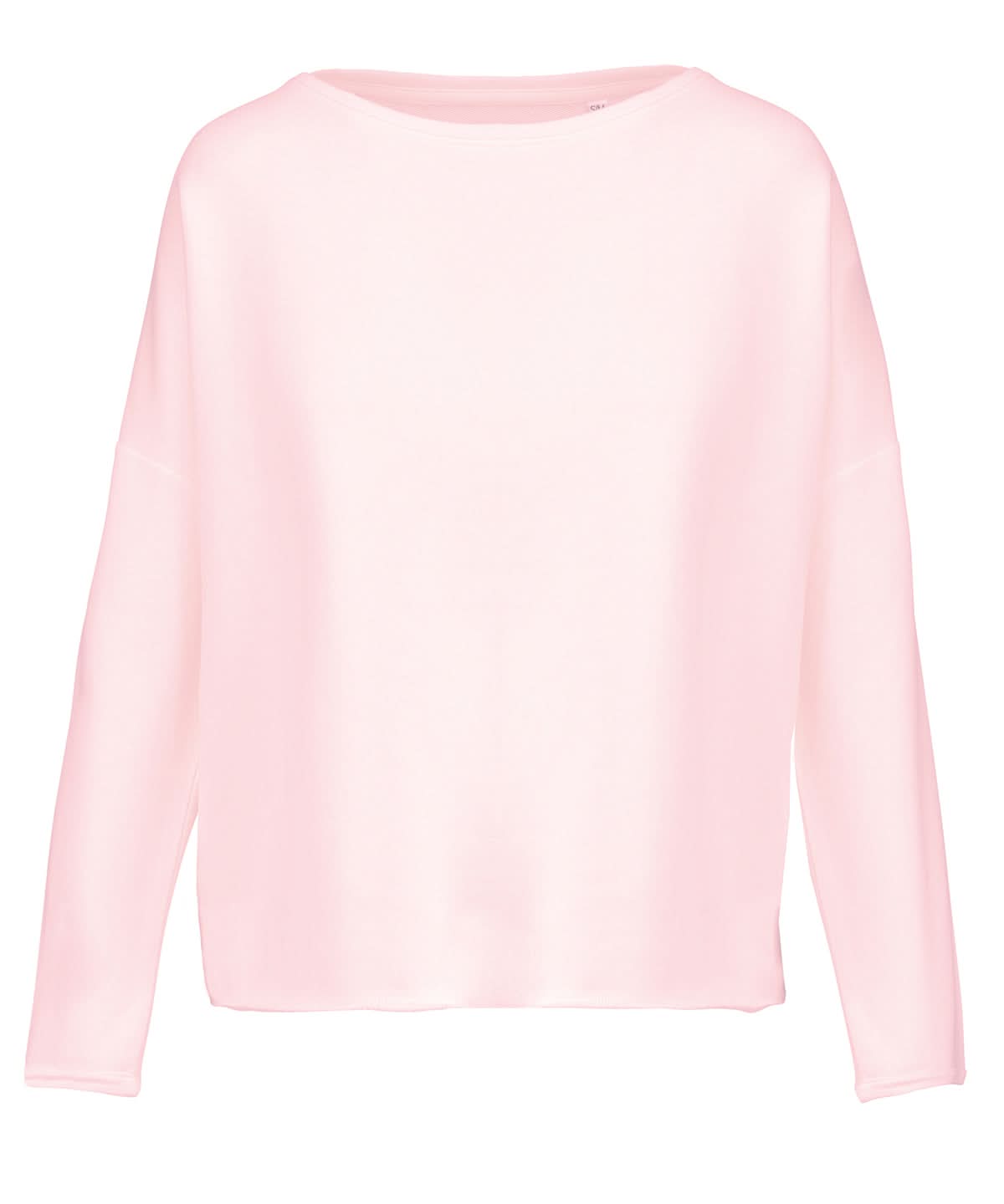 Kariban Ladies oversized sweatshirt KB471 - Pale Pink - Customisable Sweatshirts