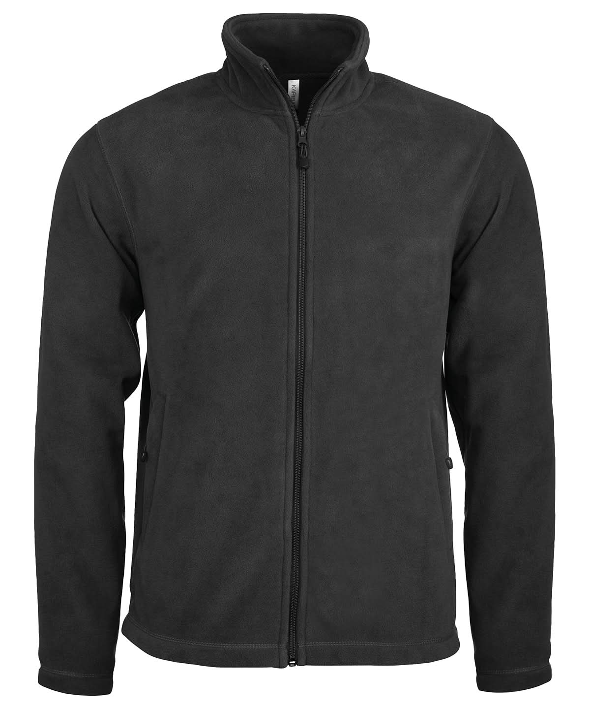 Kariban Zip through microfleece jacket KB903 - Black - Customisable Jackets