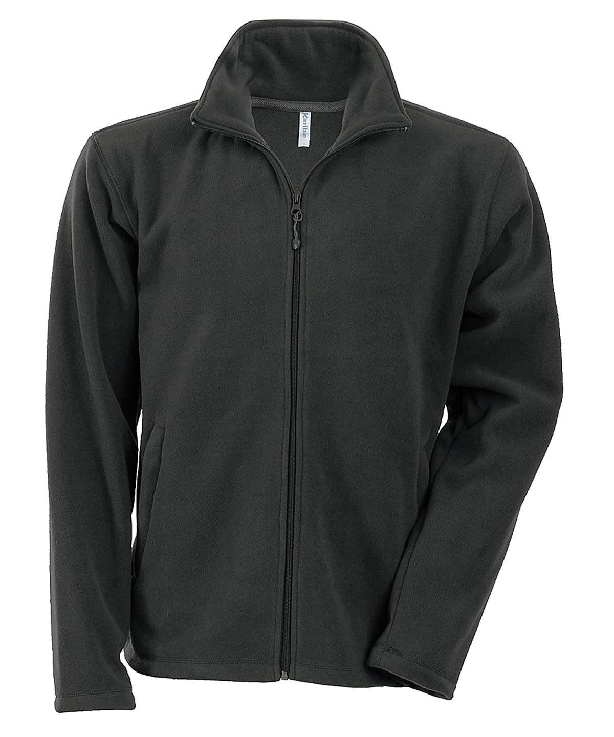 Kariban Falco full zip microfleece jacket KB911 - Dark Grey - Customisable Jackets
