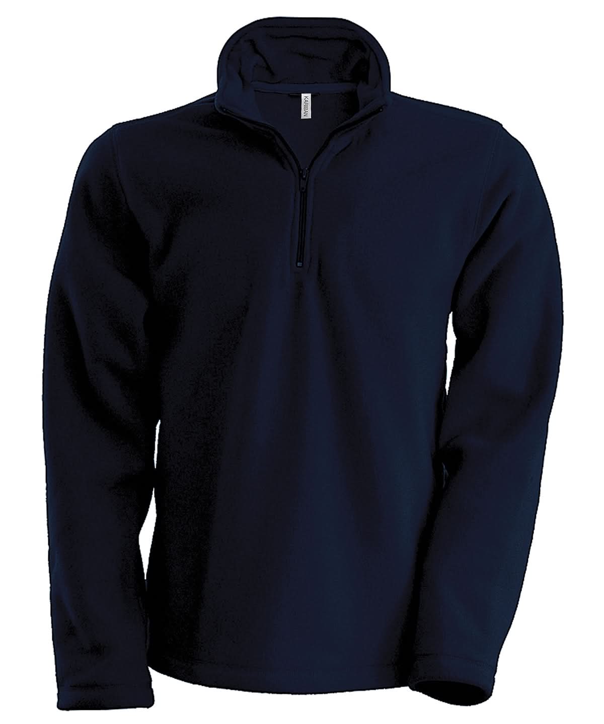 Kariban Enzo zip neck microfleece jacket KB912 - Navy - Customisable Jackets