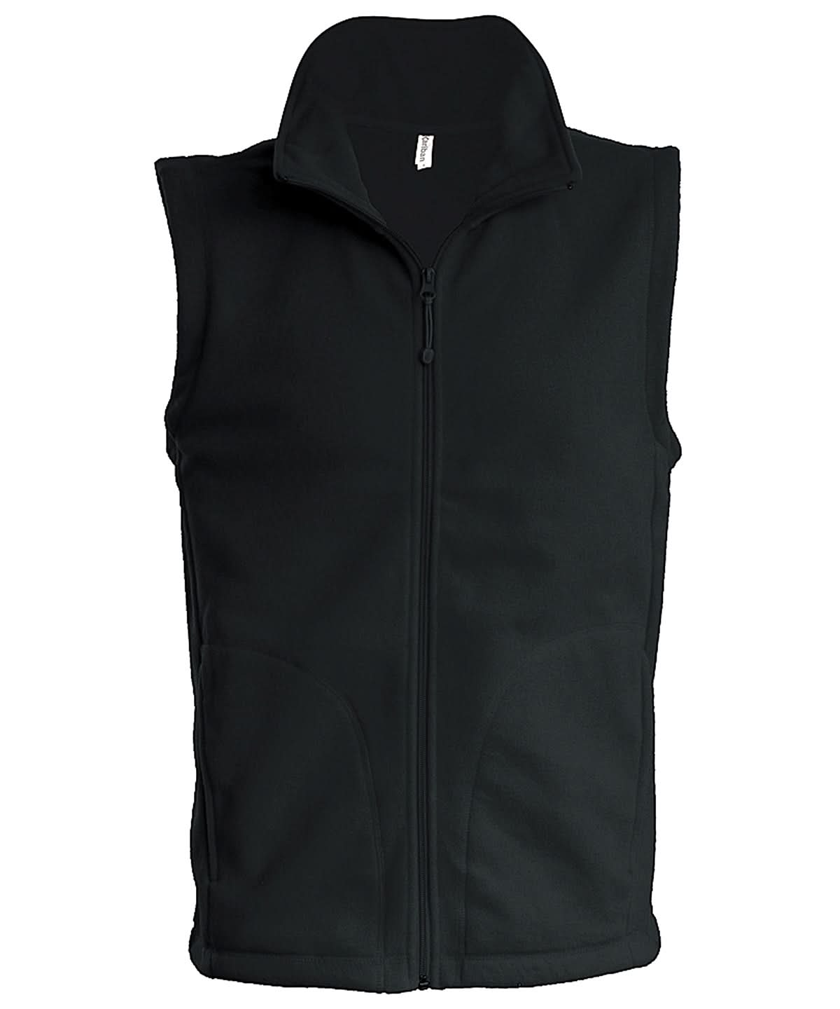 Kariban Luca mens microfleece gilet KB913 - Black - Customisable Gilets & Body Warmers
