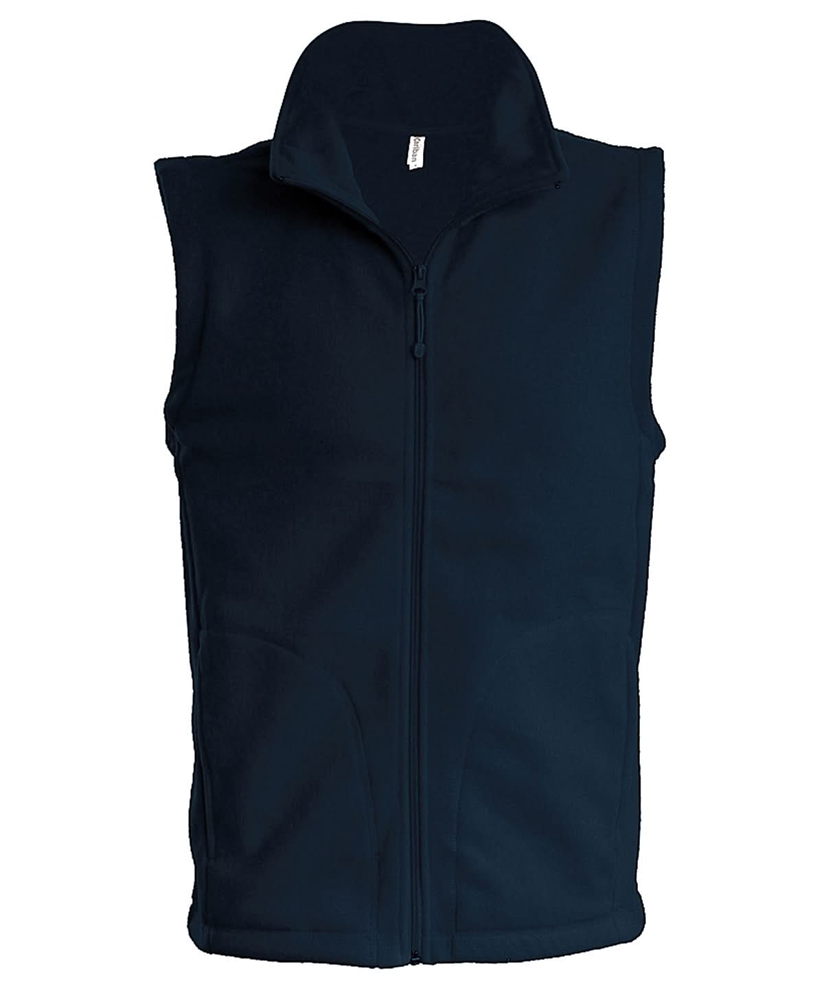 Kariban Luca mens microfleece gilet KB913 - Navy - Customisable Gilets & Body Warmers