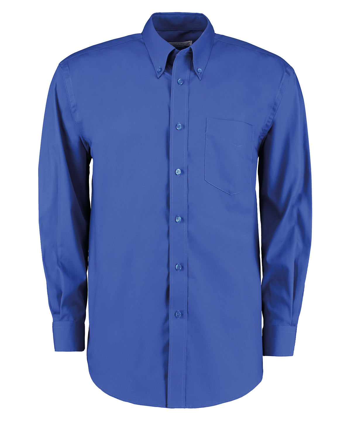 Kustom Kit Corporate Oxford Shirt Long Sleeve KK105 - Royal - Customisable Shirts