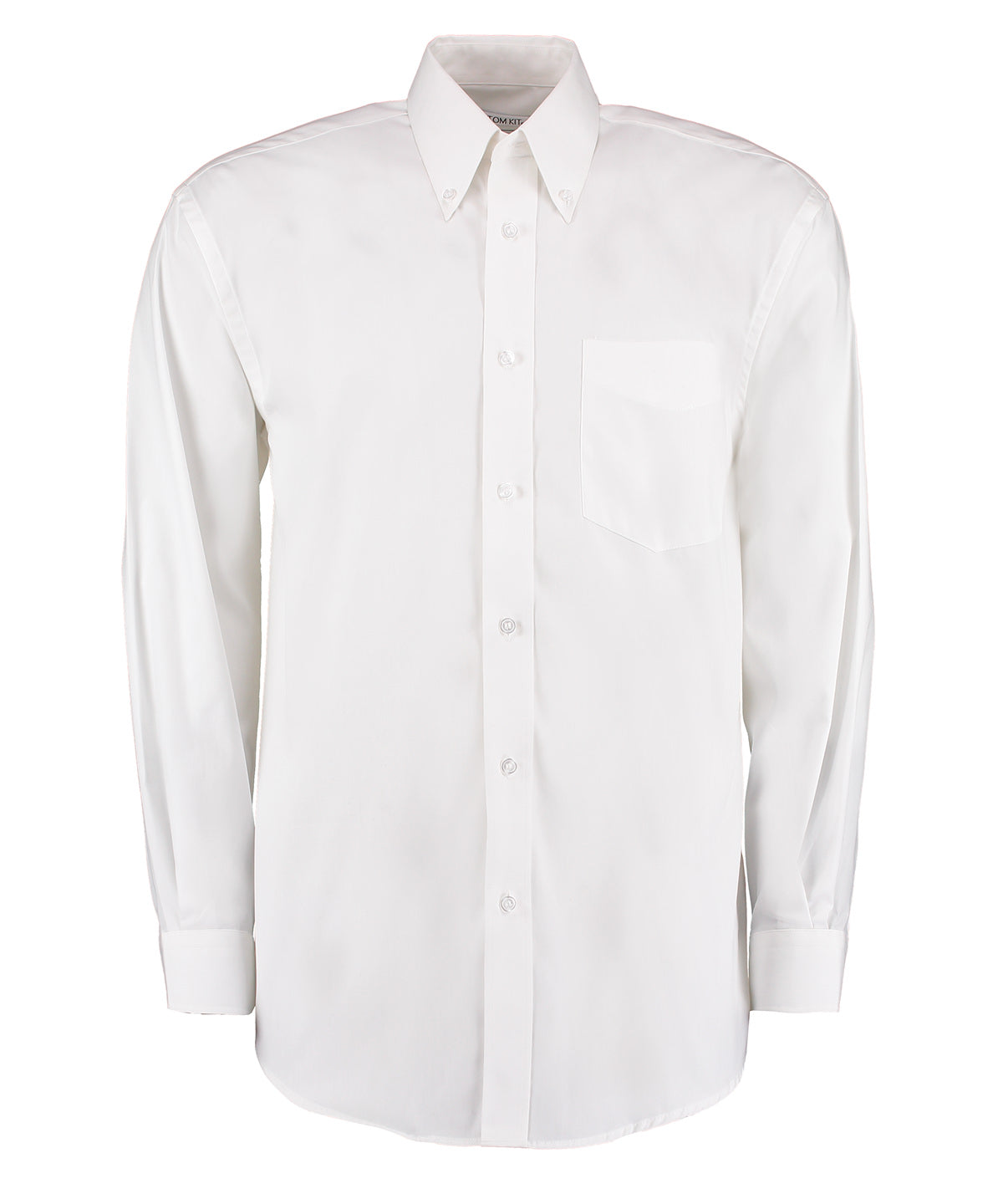 Kustom Kit Corporate Oxford Shirt Long Sleeve KK105 - White* - Customisable Shirts