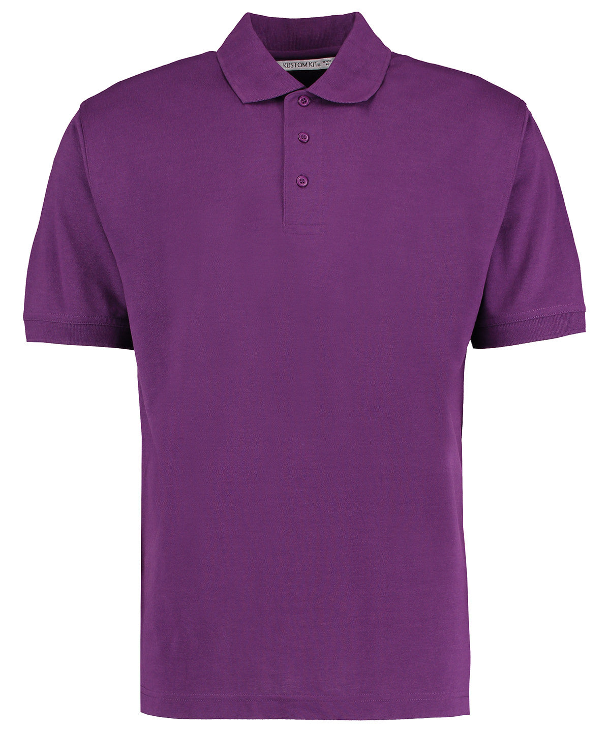 Kustom Kit Klassic Polo with Superwash® 60°C KK403 - Dark Purple - Customisable Polo Shirts