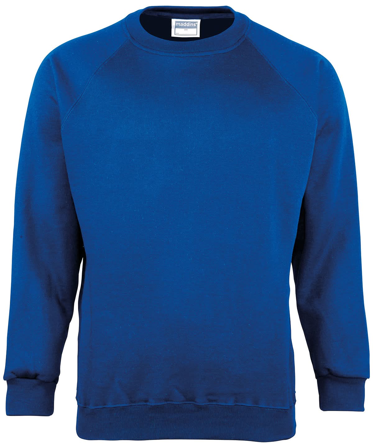 Maddins Kids Coloursure sweatshirt MD01B - Royal - Customisable Sweatshirts