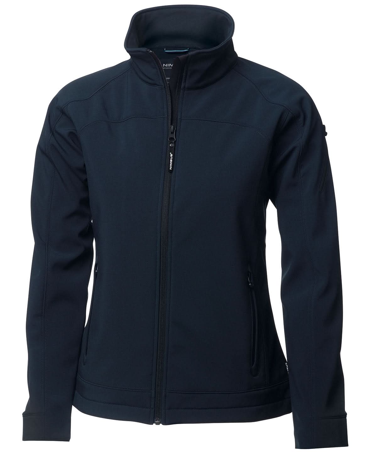 Nimbus Womens Duxbury fashionable performance softshell jacket NB30F - Navy - Customisable Softshell Jacket