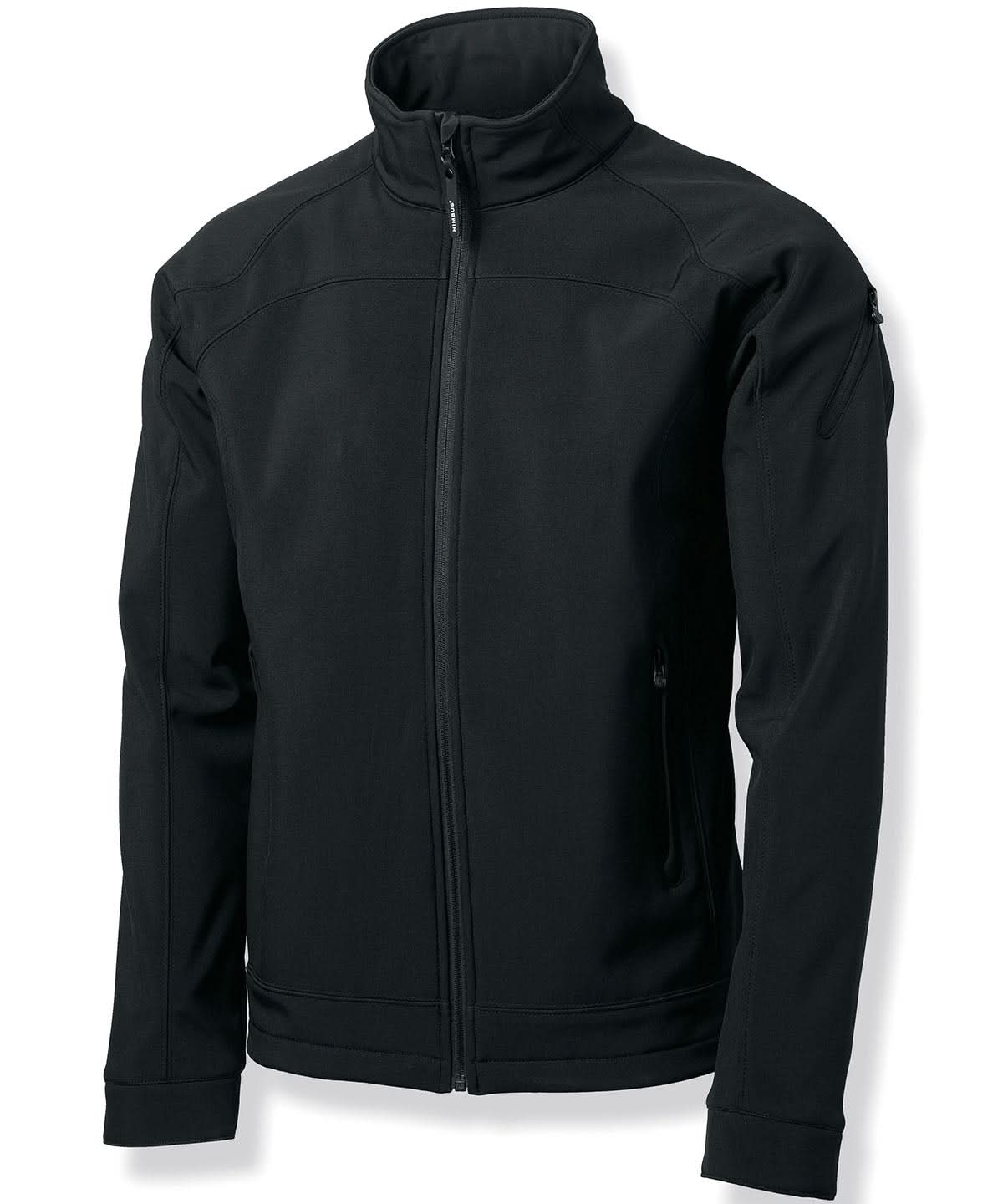 Nimbus Duxbury fashionable performance softshell jacket NB30M - Black - Customisable Softshell Jacket