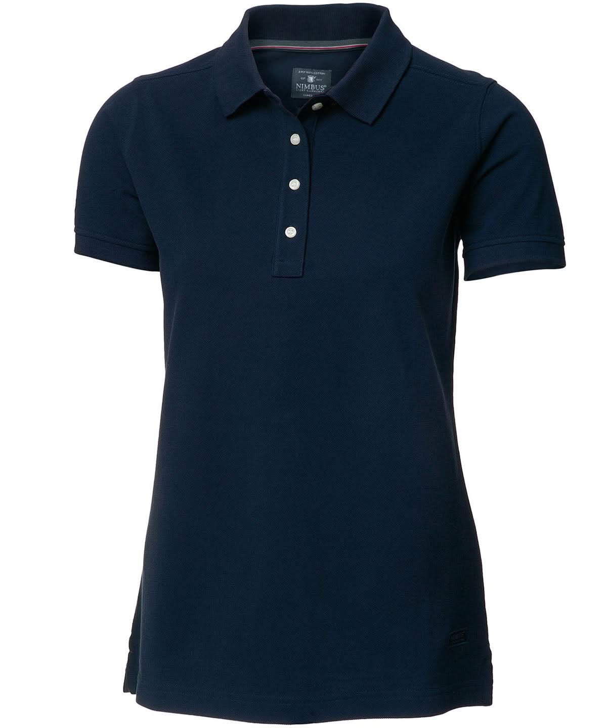 Nimbus Womens Yale the luxurious classic polo NB37F - Navy - Customisable Polos