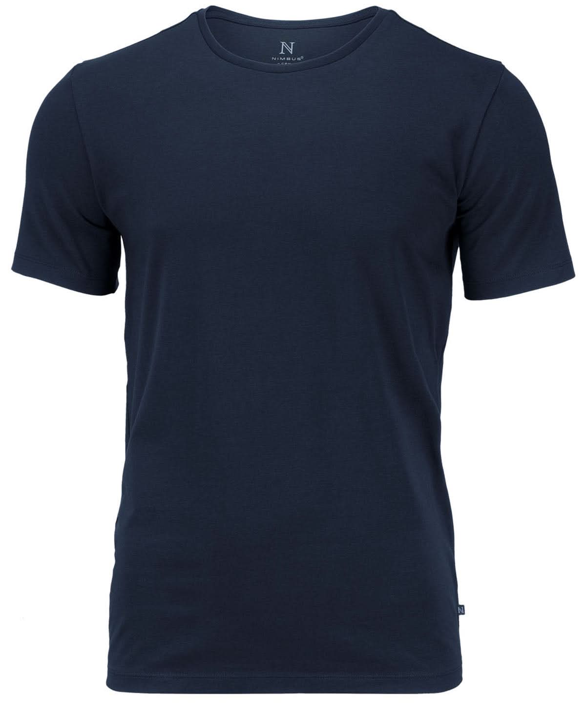 Nimbus Montauk the Essential Short Sleeve tee NB73M - Navy - Customisable T-Shirts