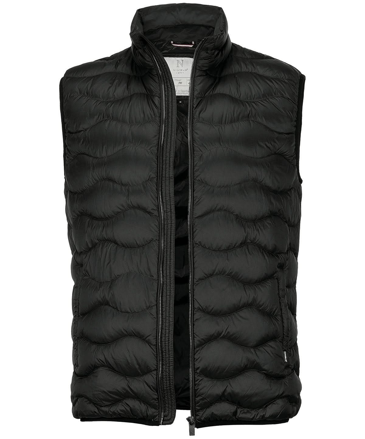 Nimbus Vermont versatile down gilet NB79M - Black - Customisable Gilets & Body Warmers