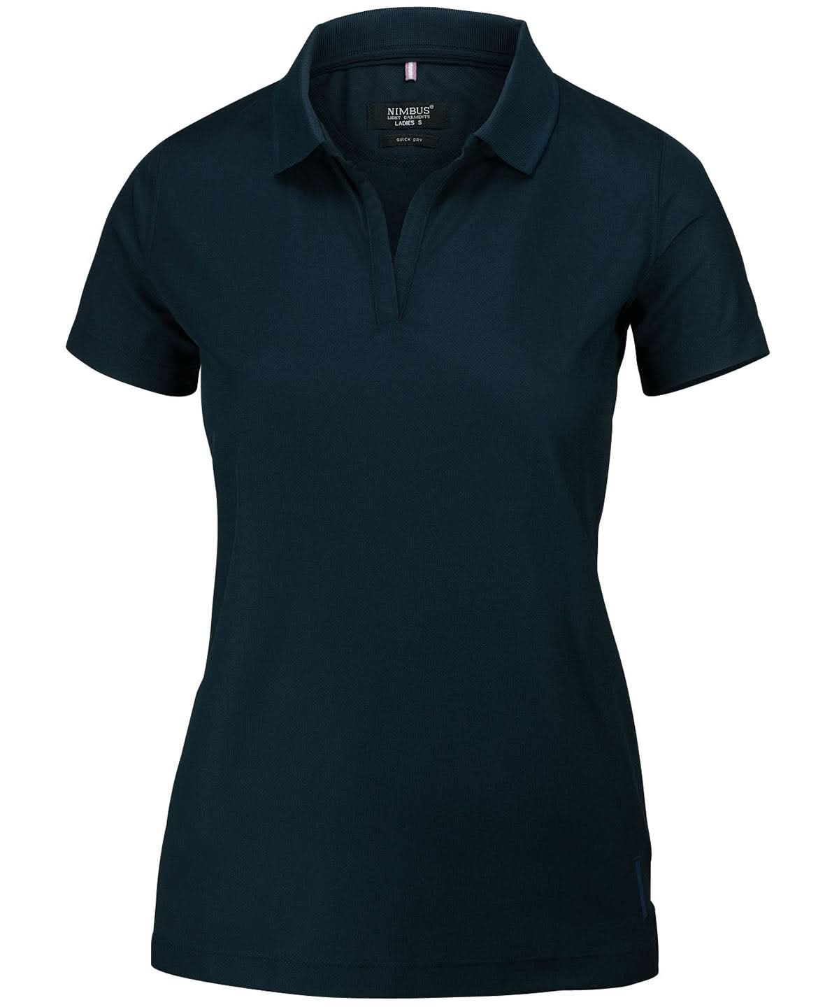 Nimbus Womens Clearwater quick dry performance polo NB86F - Navy - Customisable Polos