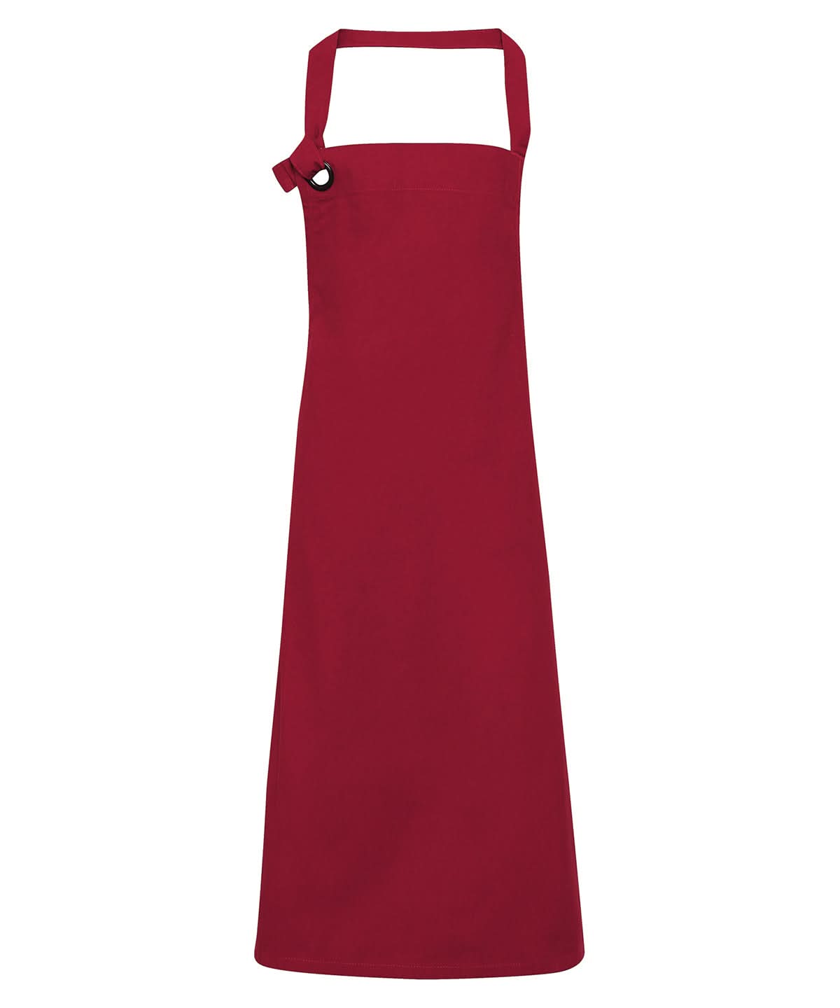 Premier Calibre heavy cotton canvas bib apron PR130 - Burgundy One size - Customisable Apron