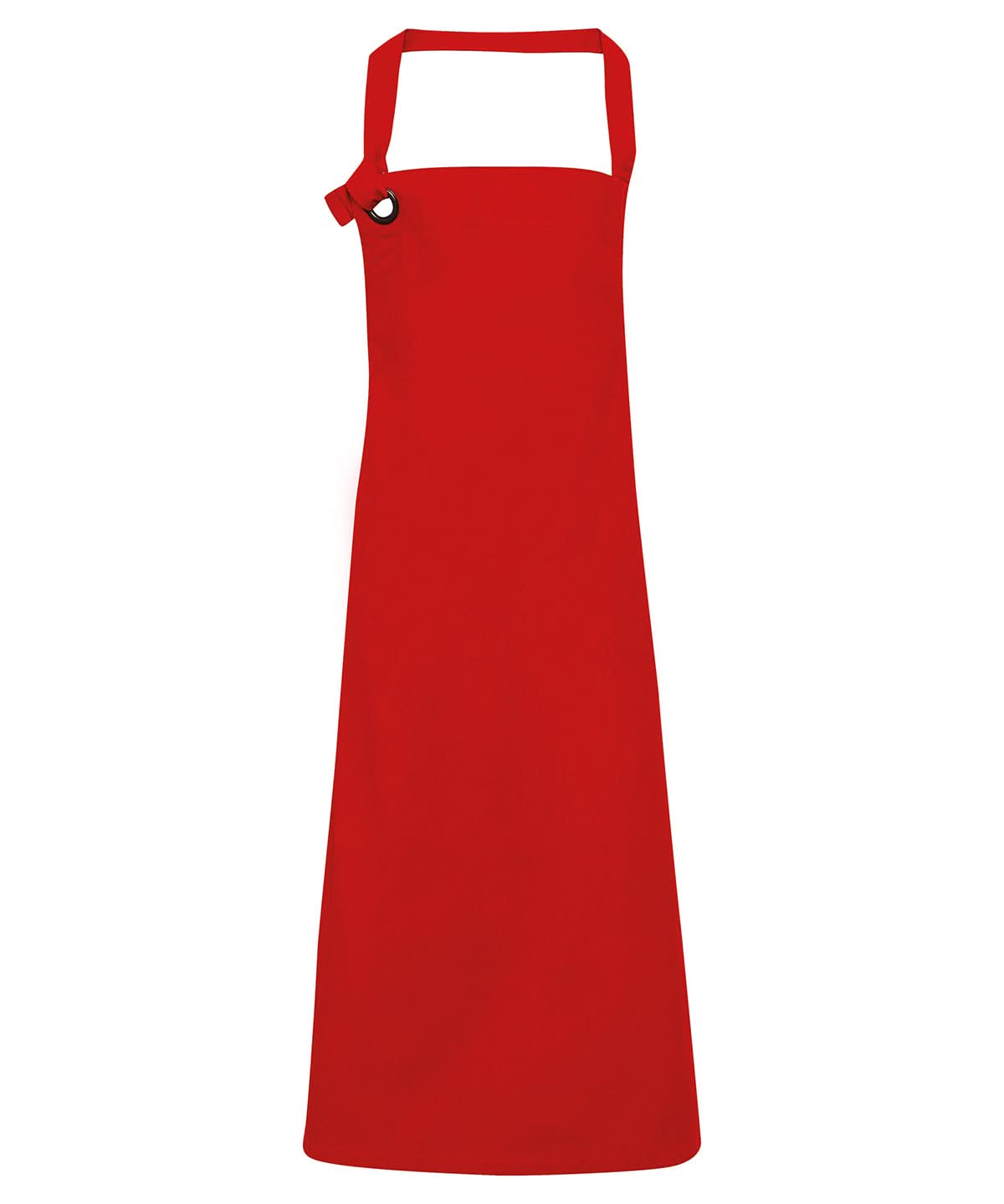 Premier Calibre heavy cotton canvas bib apron PR130 - Red One size - Customisable Apron