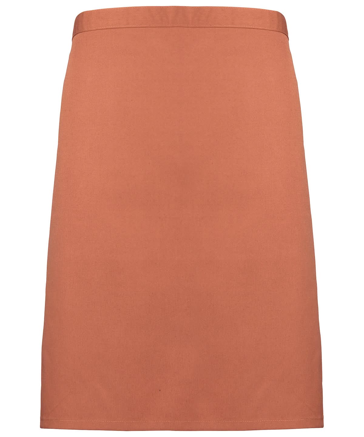 Premier Colours mid length apron PR151 - Chestnut One size - Customisable Apron