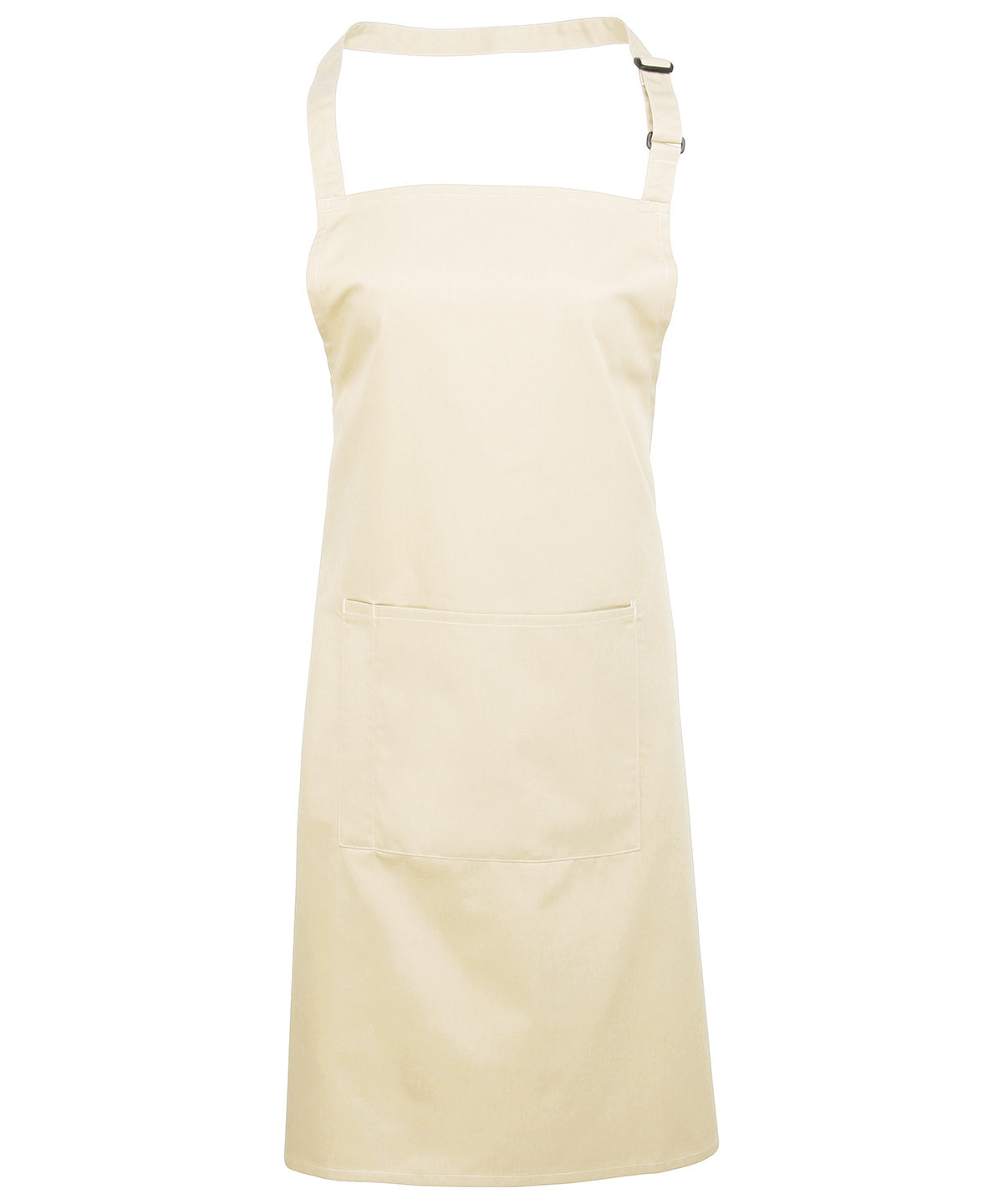 12 x Popular Bib Aprons with Pocket + Free Logo - Natural One size - Customisable Bundle