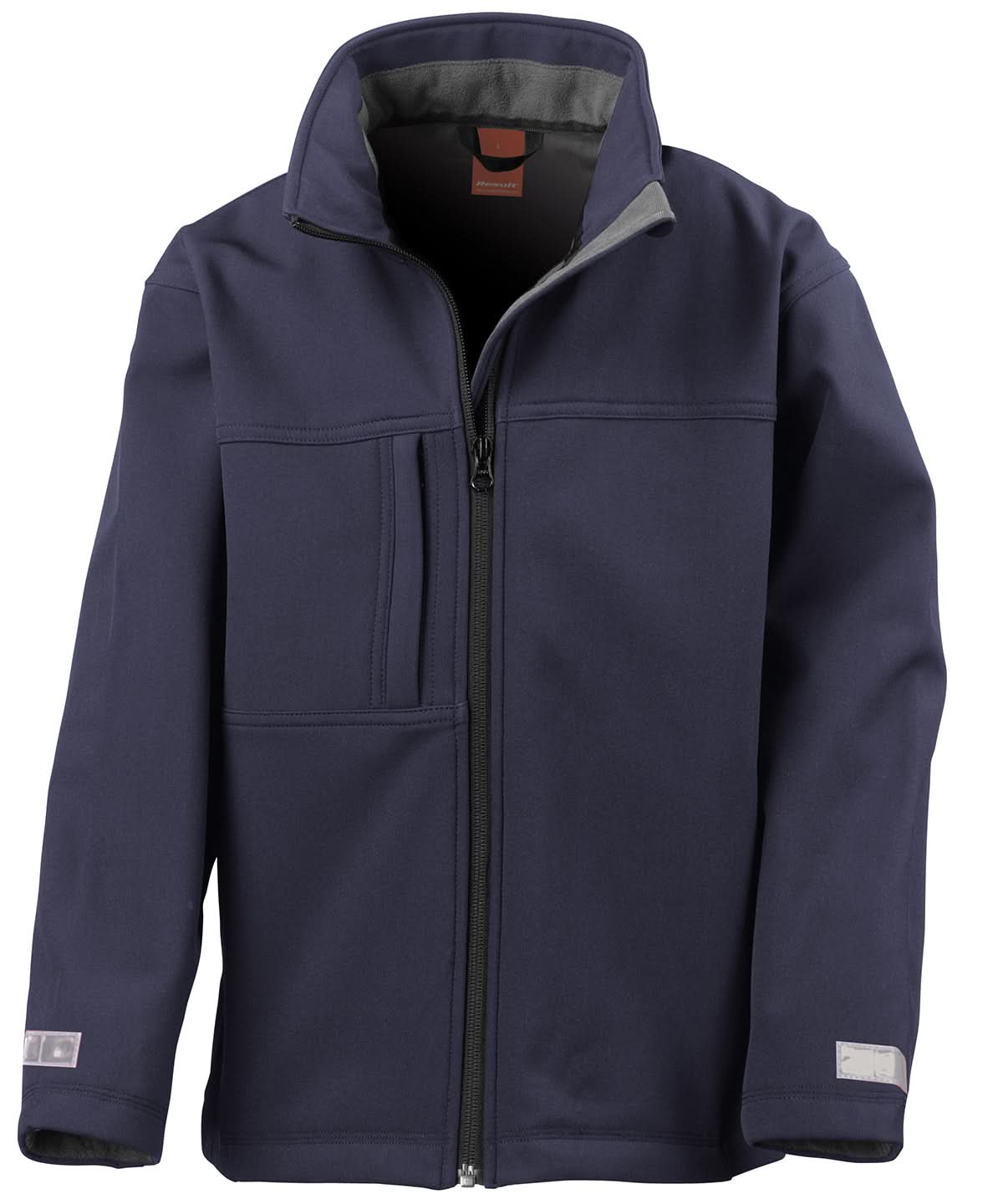 Result Junior classic softshell 3 layer jacket R121J - Navy - Customisable Softshell Jacket