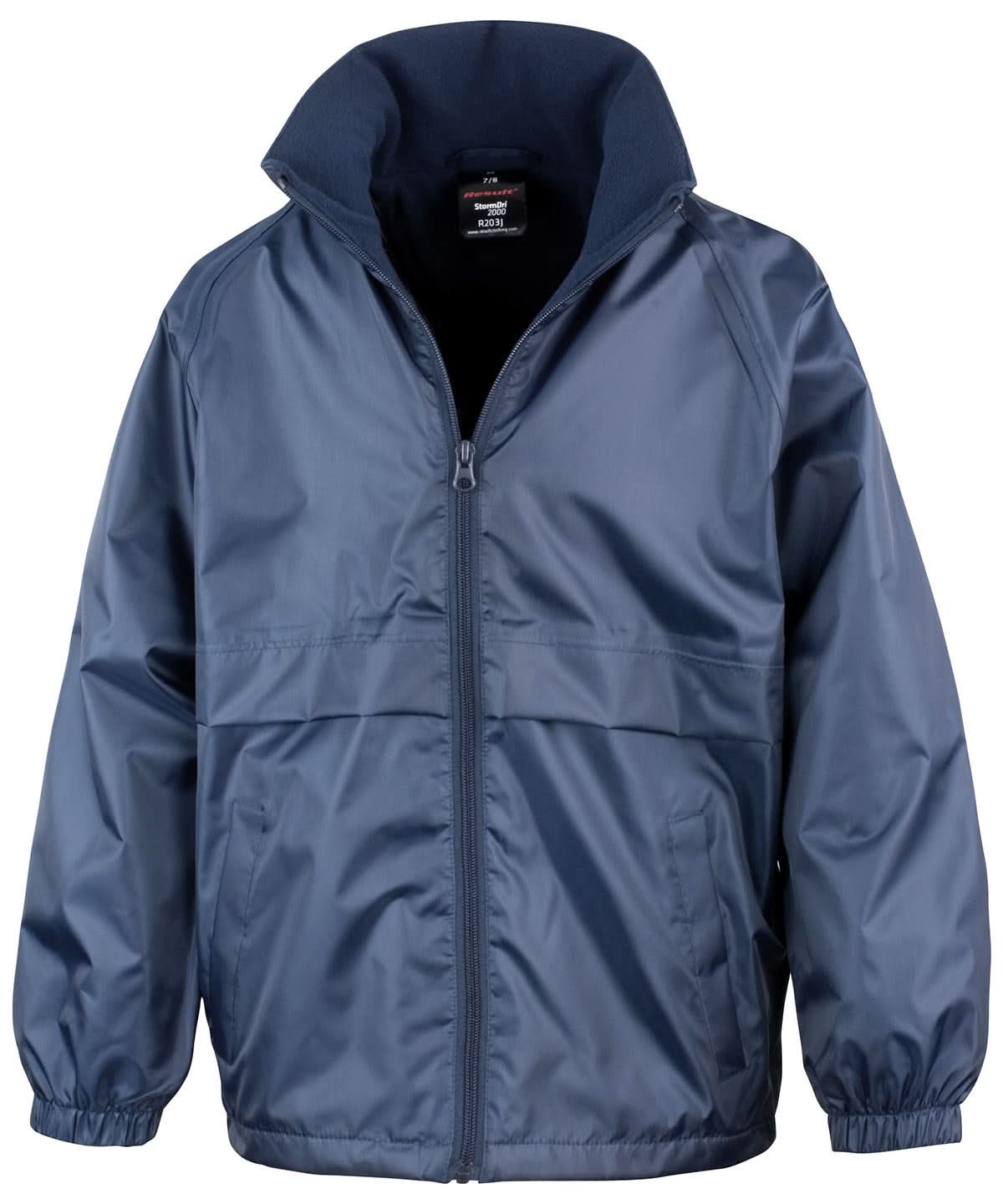 Result Core Core junior microfleece lined jacket R203J - Navy - Customisable Jackets