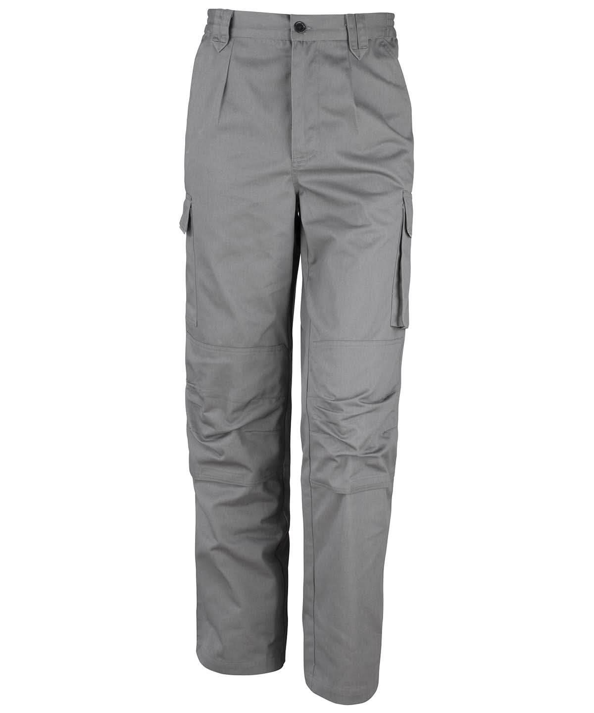 Result Workguard Work Guard action trousers R308X - Grey - Customisable Trousers
