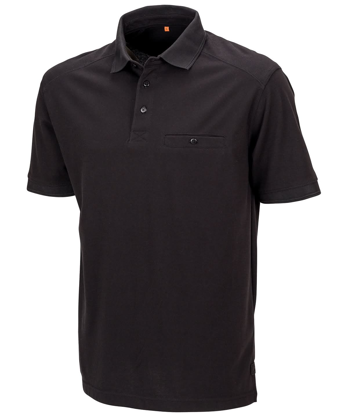 Result Workguard Work Guard Apex pocket polo shirt R312X - Black - Customisable Polos