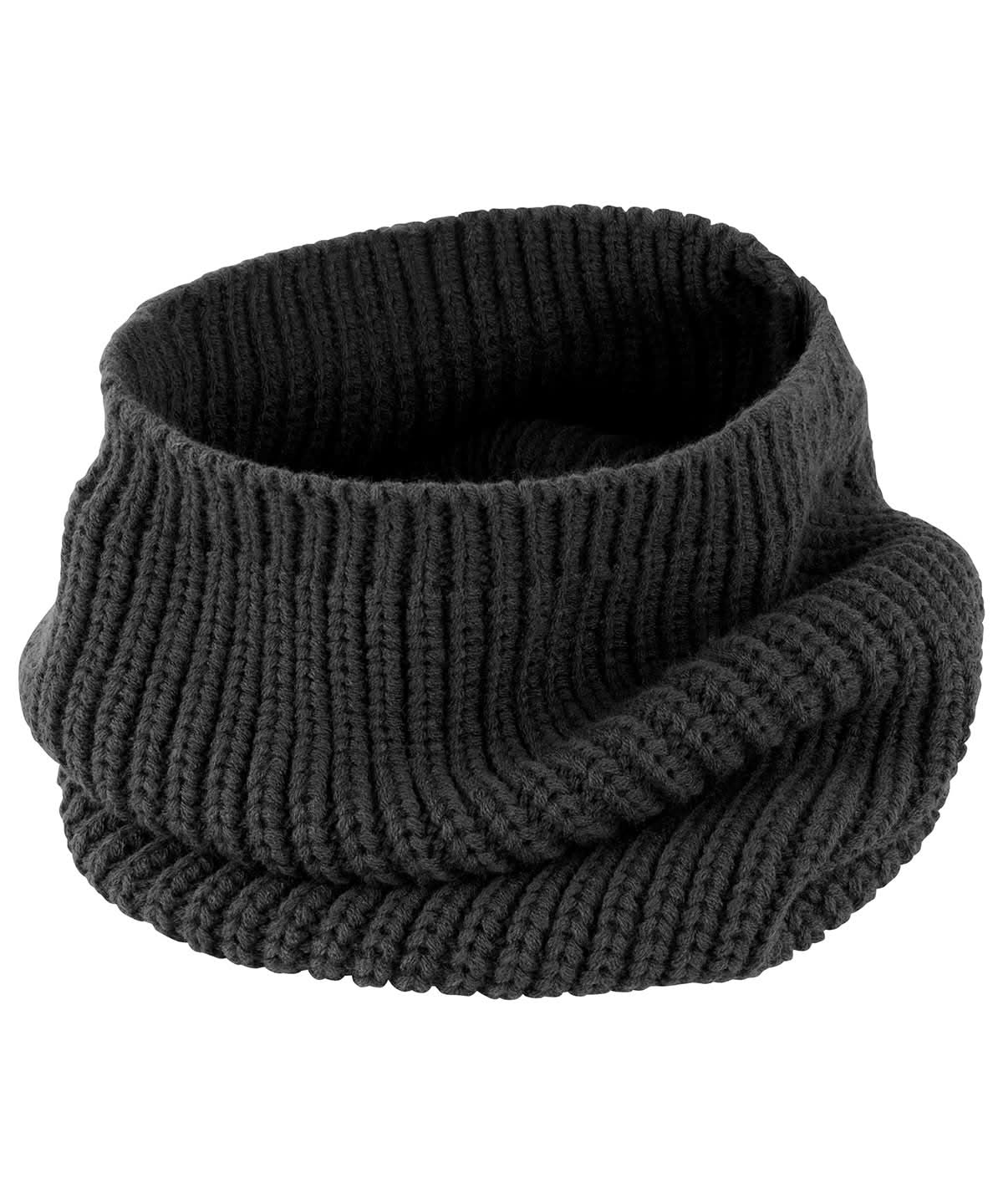 Result Winter Essentials Whistler snood hood R361X - Black One size - Customisable Snoods