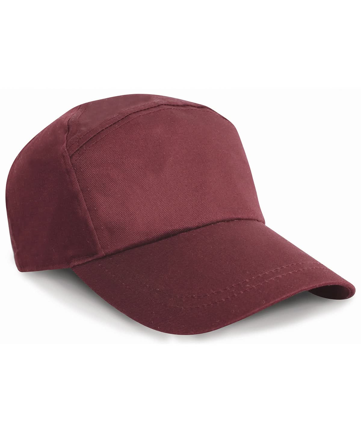 Result Headwear 7 panel advertising cap RC02X - Burgundy One size - Customisable Caps