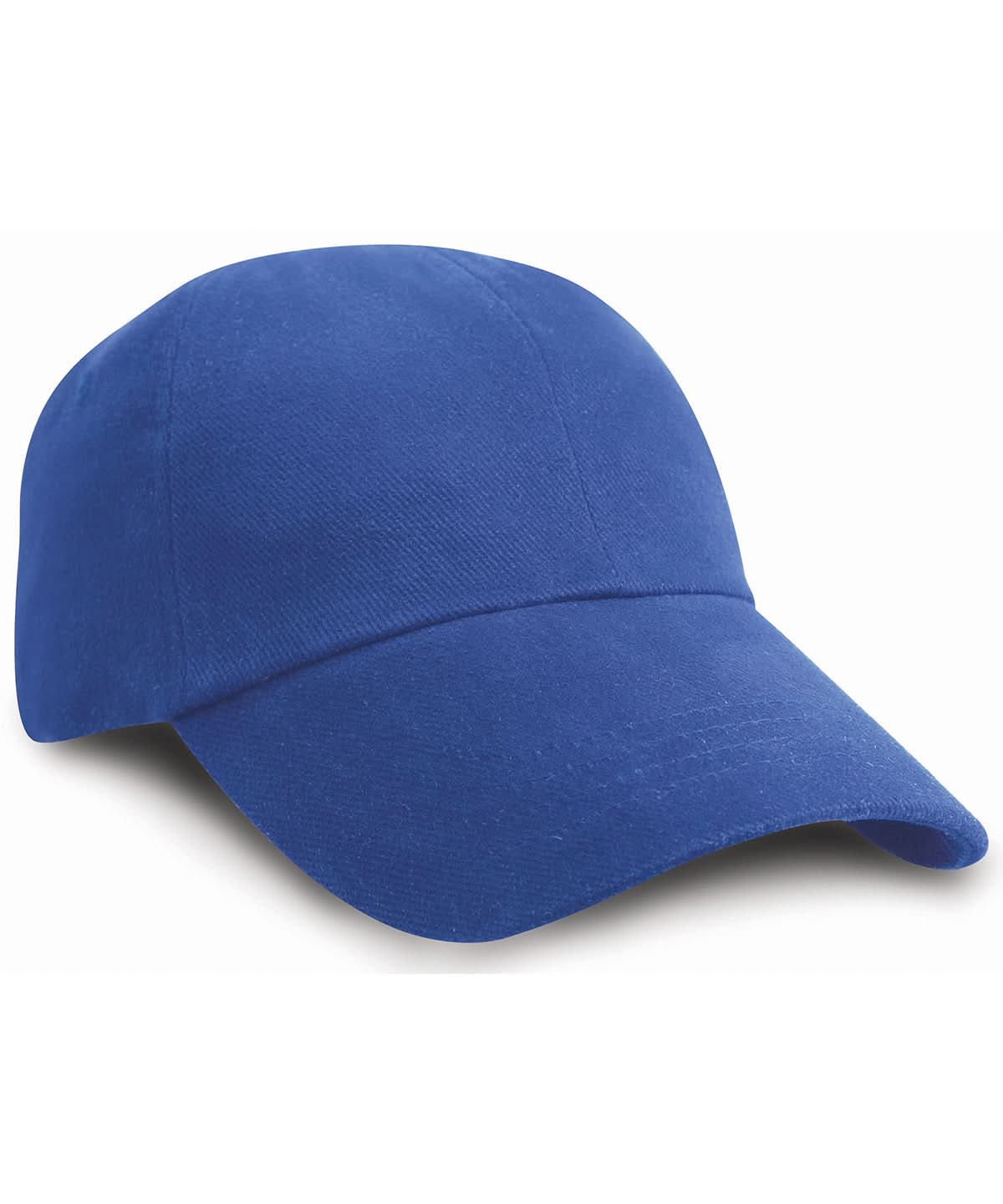 Result Headwear Low profile heavy brushed cotton cap RC24X - Royal One size - Customisable Caps