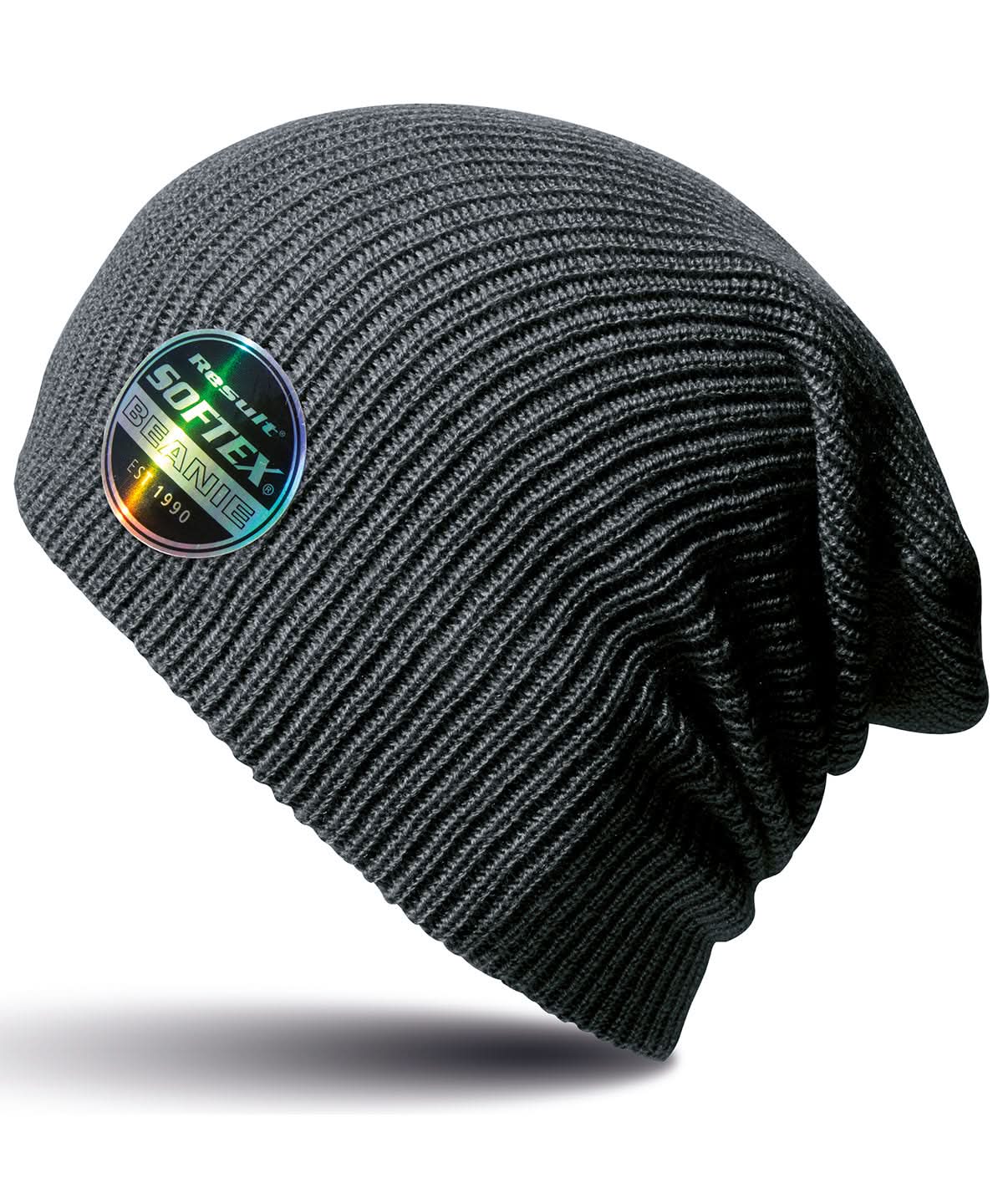 Result Winter Essentials Core Softex beanie RC31X - Charcoal One size - Customisable Beanies