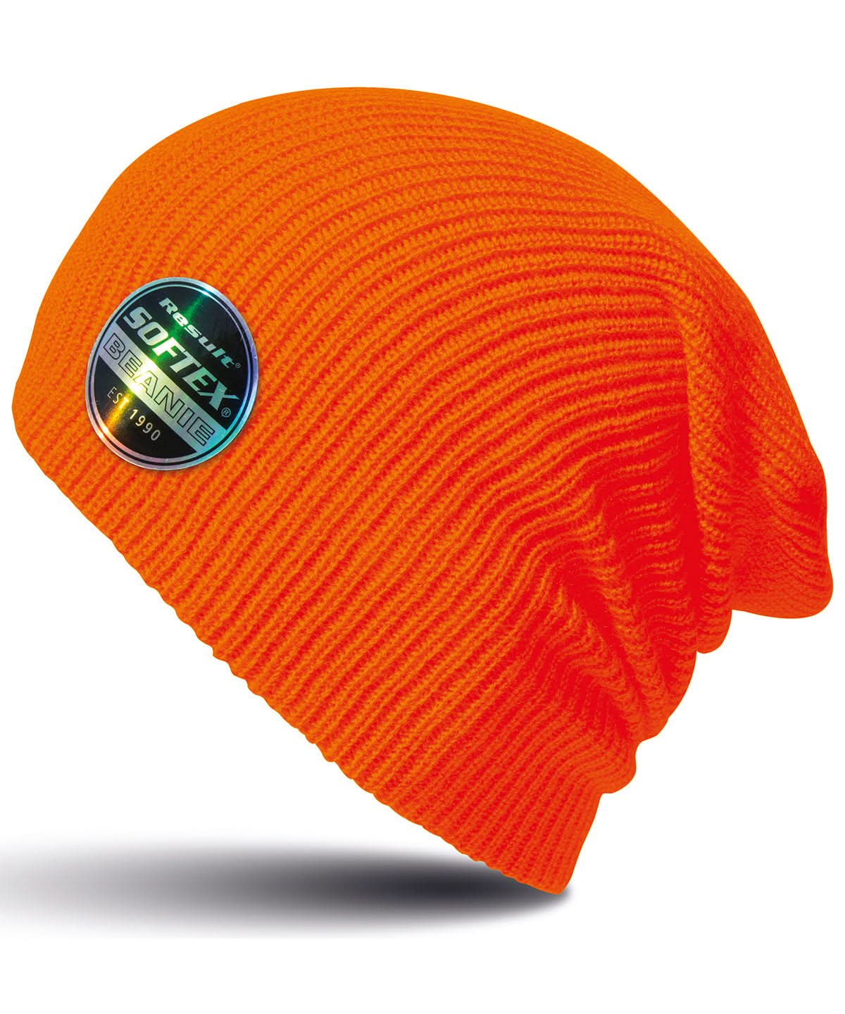 Result Winter Essentials Core Softex beanie RC31X - Flo Orange One size - Customisable Beanies