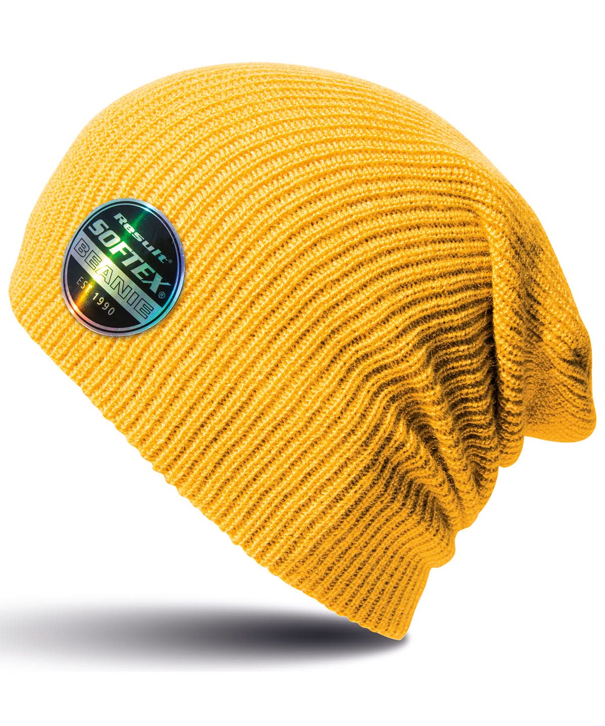 Result Winter Essentials Core Softex beanie RC31X - Golden Yellow One size - Customisable Beanies
