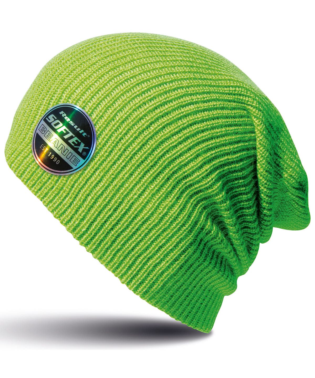 Result Winter Essentials Core Softex beanie RC31X - Lime One size - Customisable Beanies
