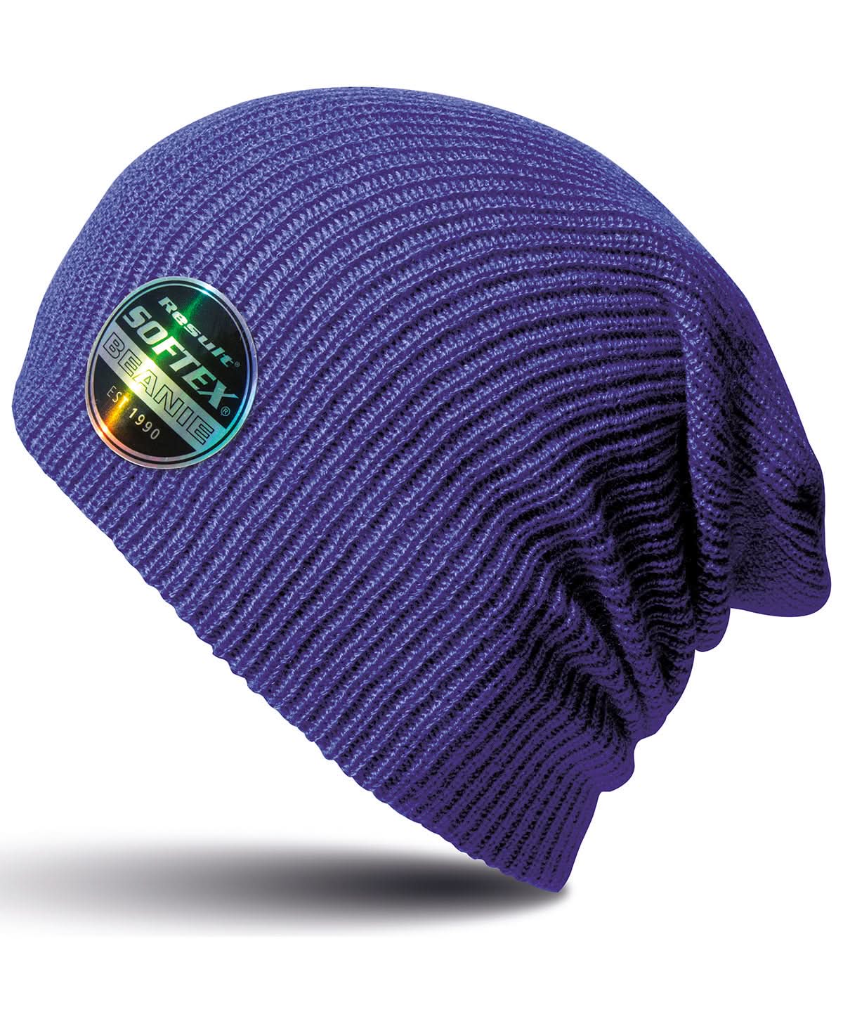 Result Winter Essentials Core Softex beanie RC31X - Purple One size - Customisable Beanies