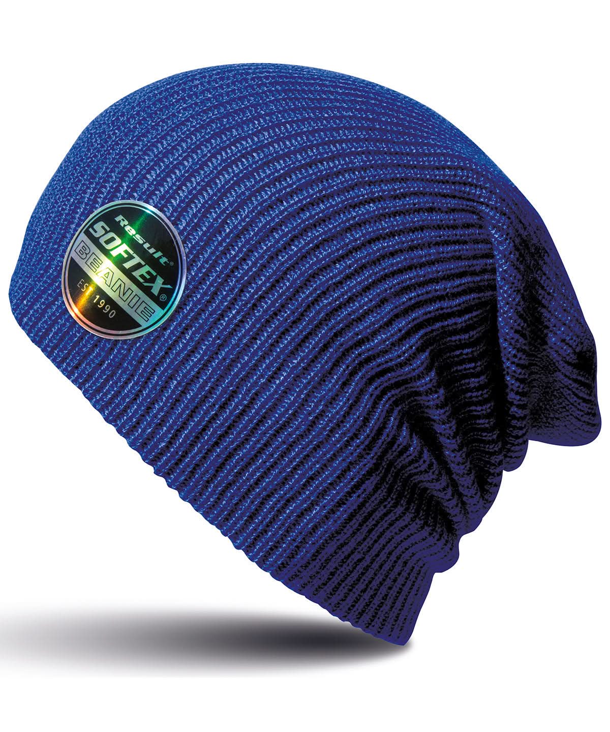 Result Winter Essentials Core Softex beanie RC31X - Reflex Blue One size - Customisable Beanies